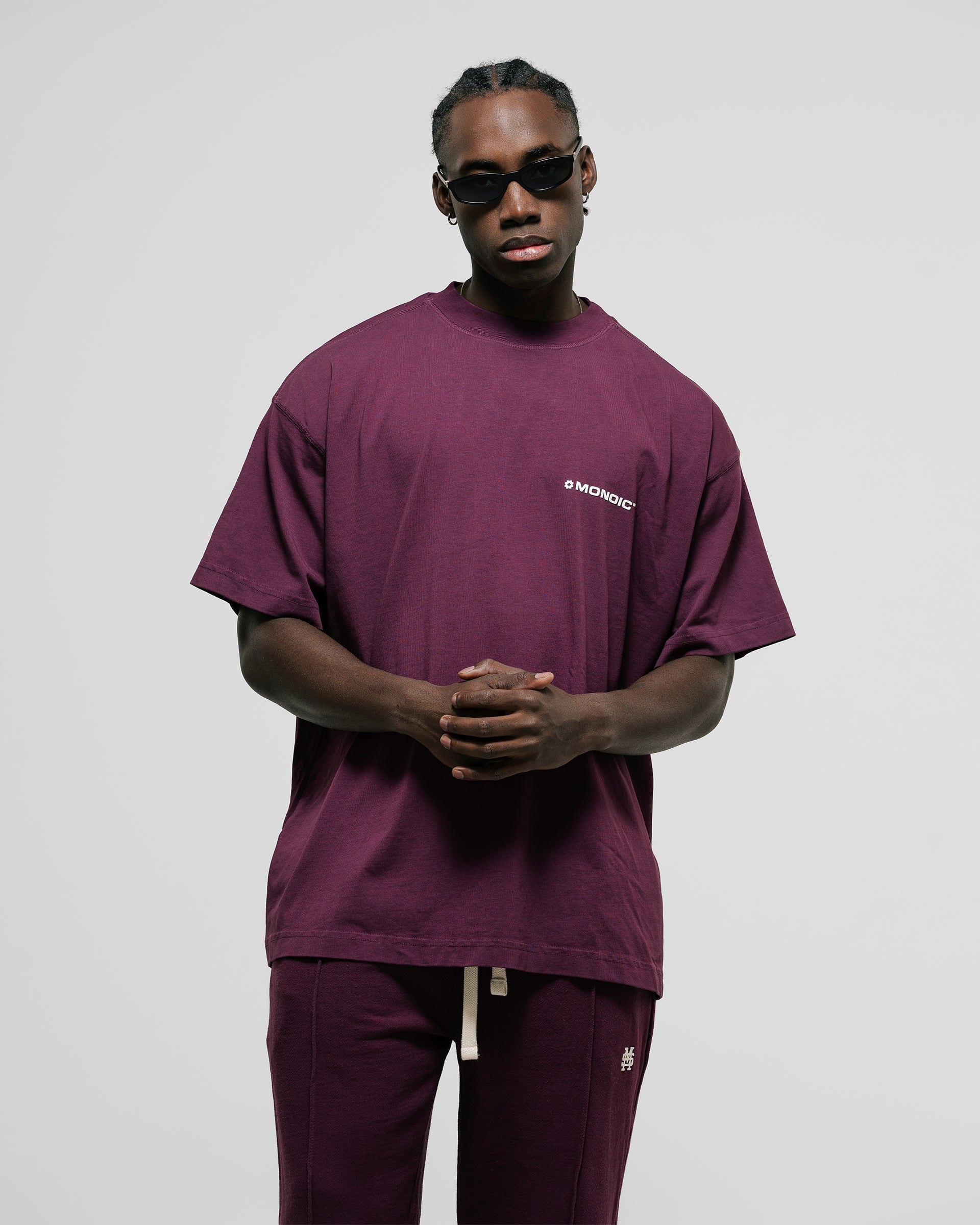 Camiseta Oversized Básica V3 - Burgundy - imagen 4