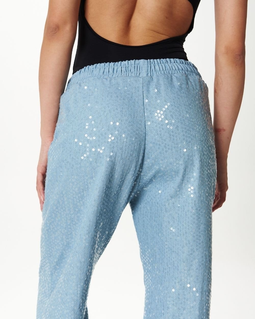 DENIM GLITTER PANTS - imagen 6