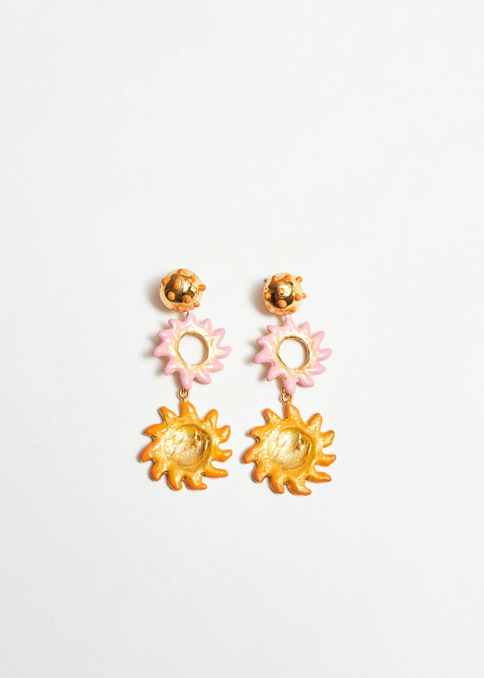 Aretes Solé Garden Amarillo - imagen 3