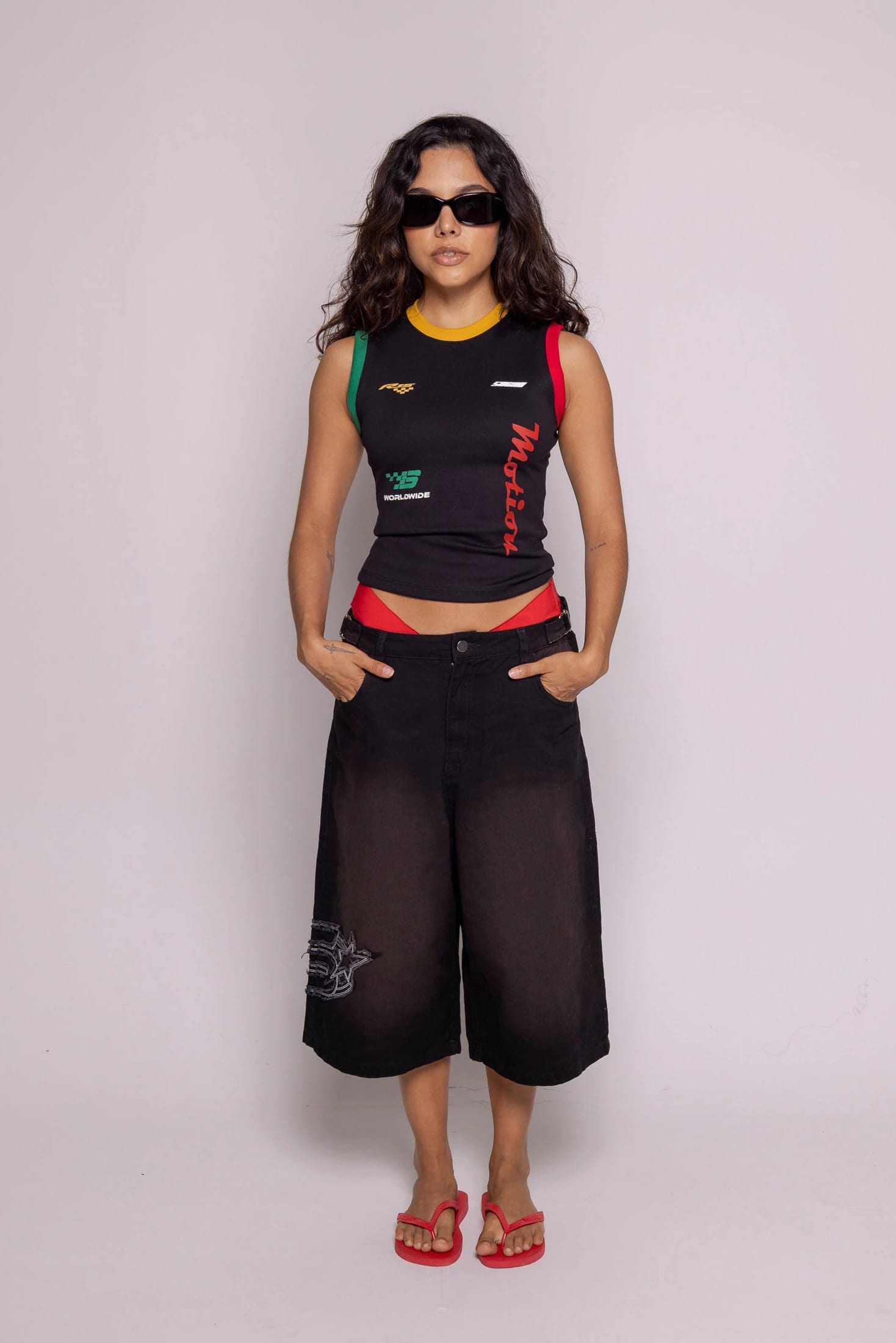 Tank Top Motion Sellos-Negro - imagen 2