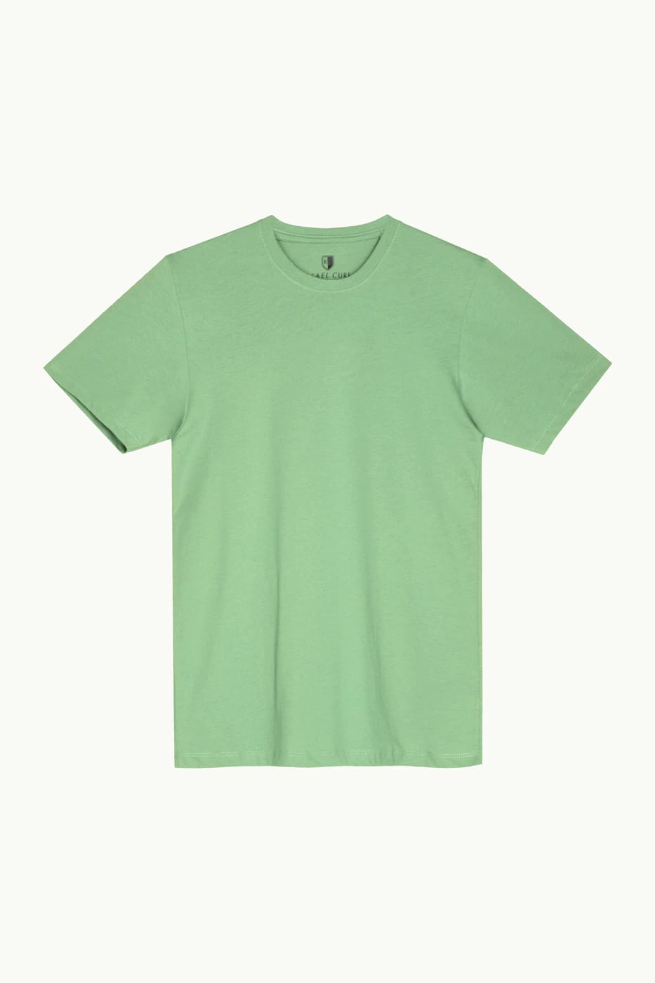 T-shirt Slim Fit 100% Algodón Verde Claro - imagen 9
