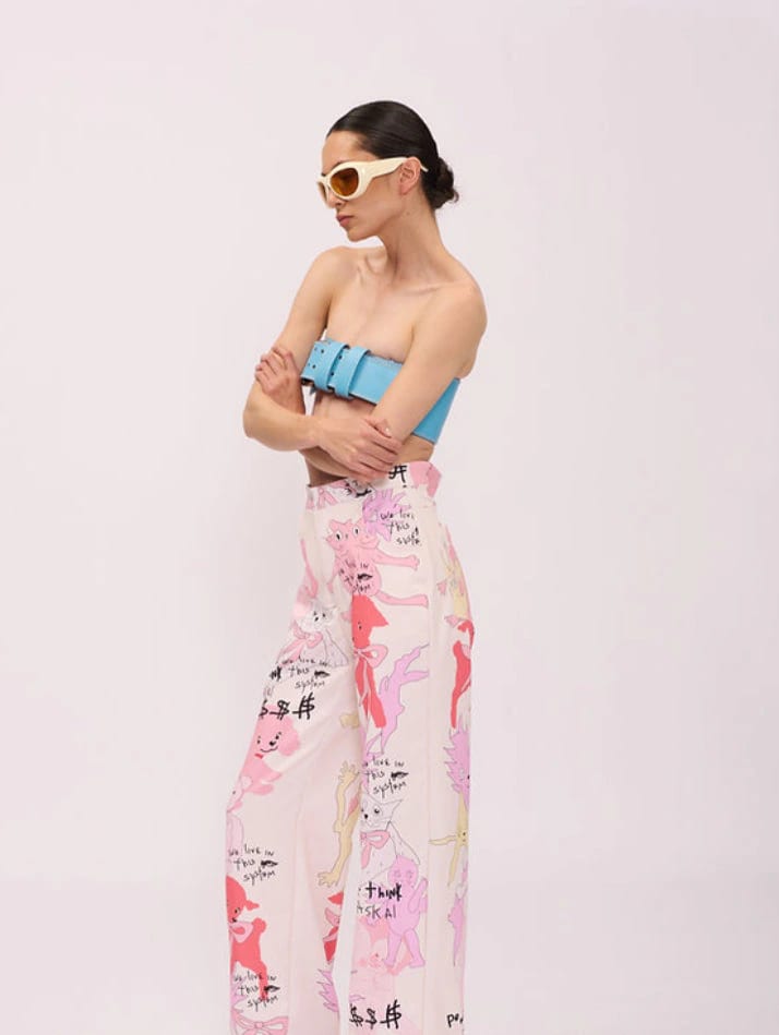BEIGE CARTOON PANT - imagen 1