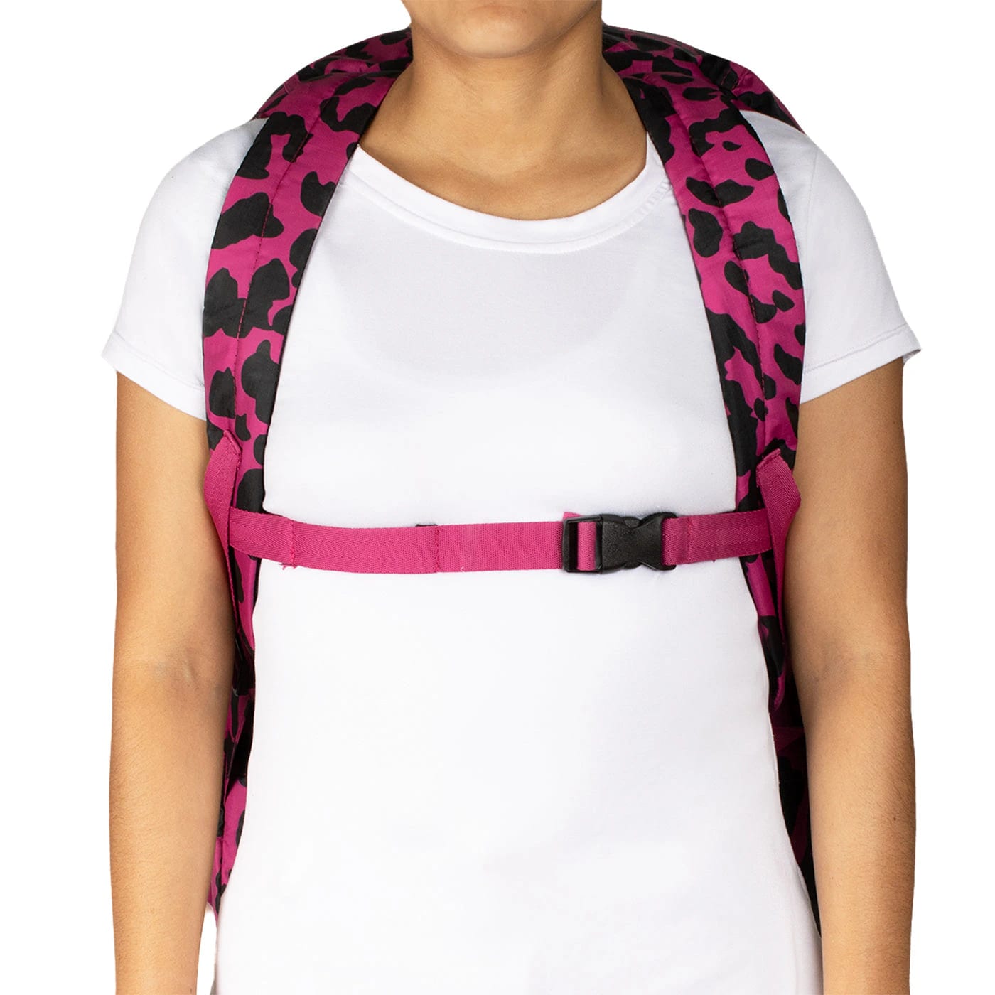 Morral Aventura ULTRA Plegable Estampado Viva Magenta Citybags Multicolor - imagen 6