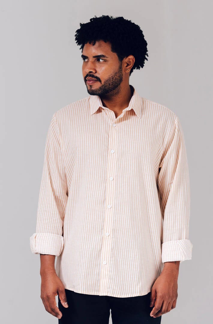 Camisa blanca rayas curuba - imagen 2