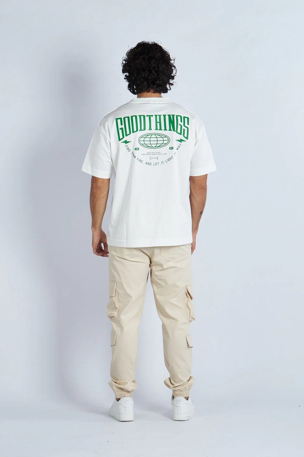 Camiseta oversize estampada Good Things Marfil| DROP 03 | - imagen 6