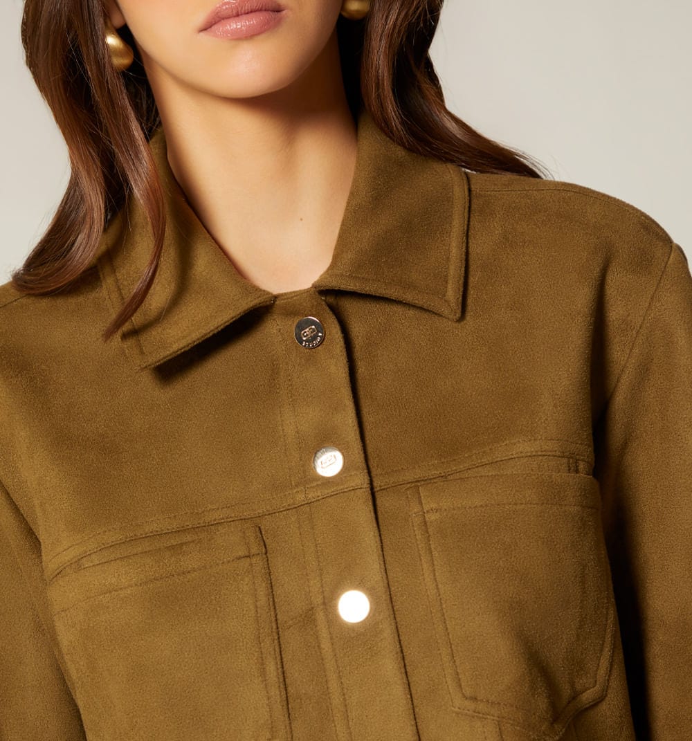 Chaqueta manga larga suede - imagen 5