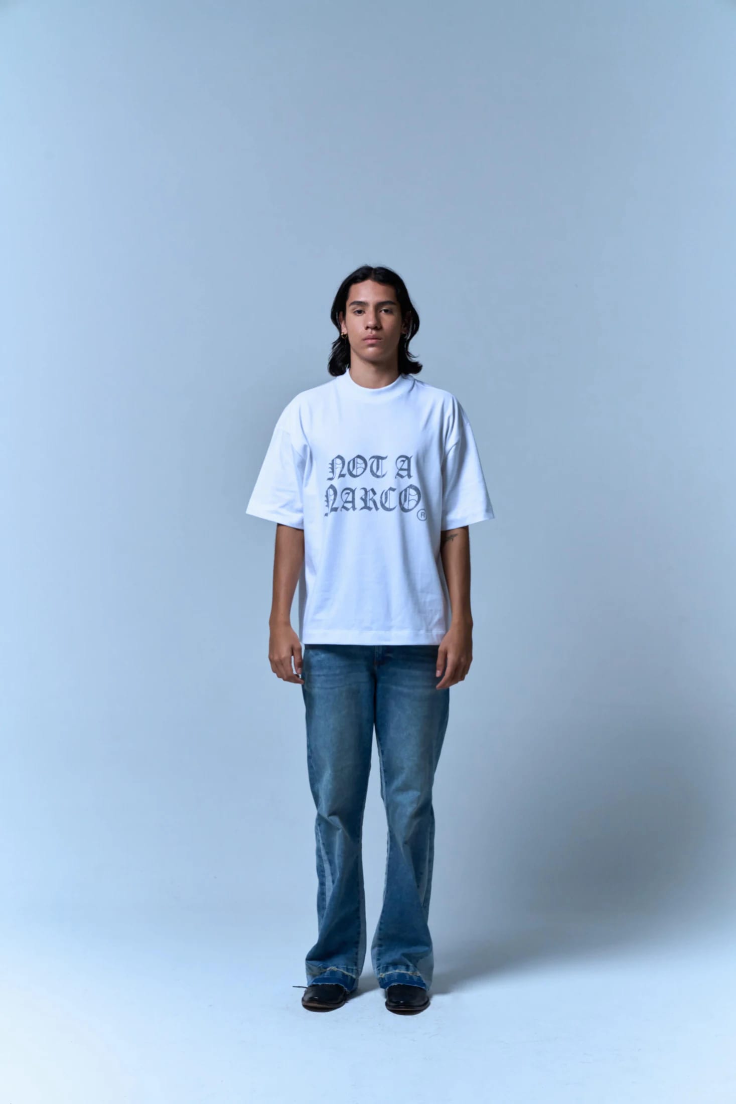 NOT A NARCO WHITE T-SHIRT - imagen 6