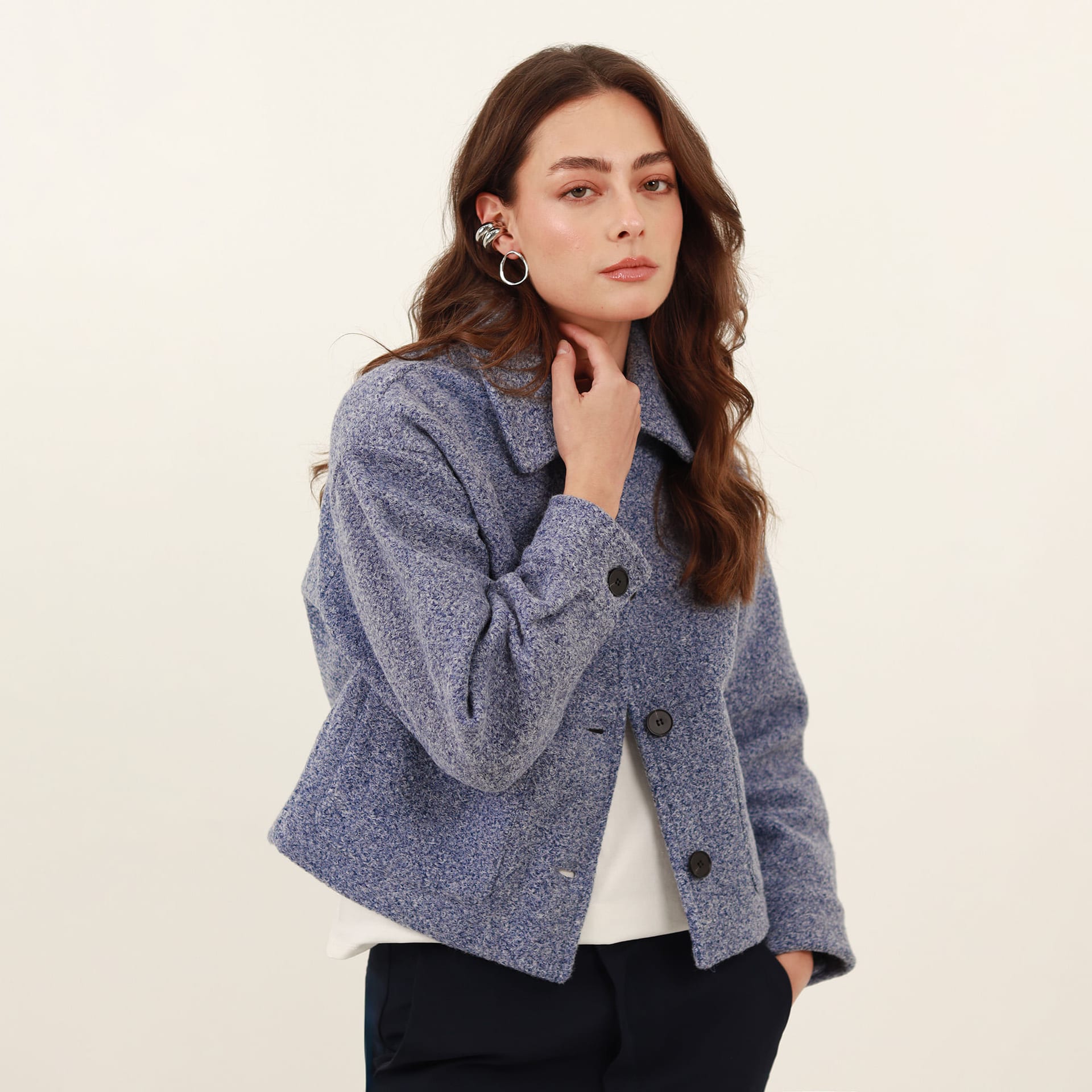 Chaqueta Cuello Solapa Manga Larga - imagen 4