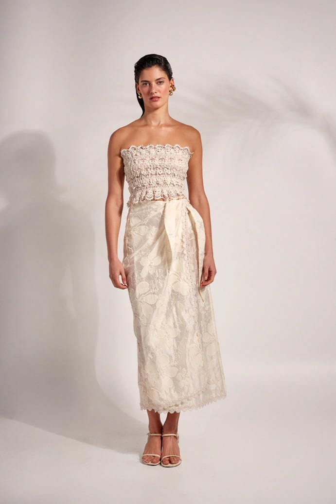 FRANCA SKIRT CREAM - imagen 1