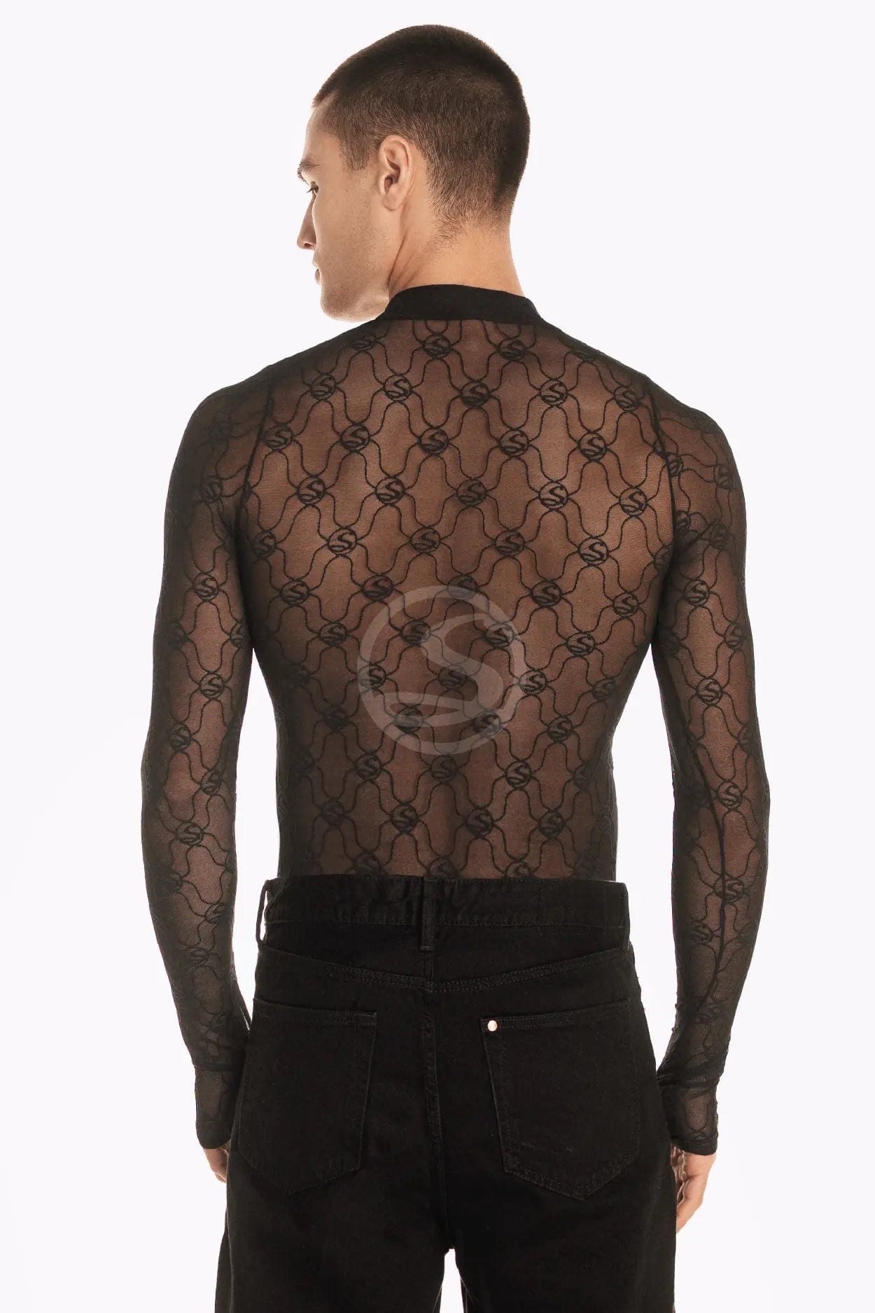 Mesh Linaje Negro Santísimas Men Ref. S-669 - imagen 2