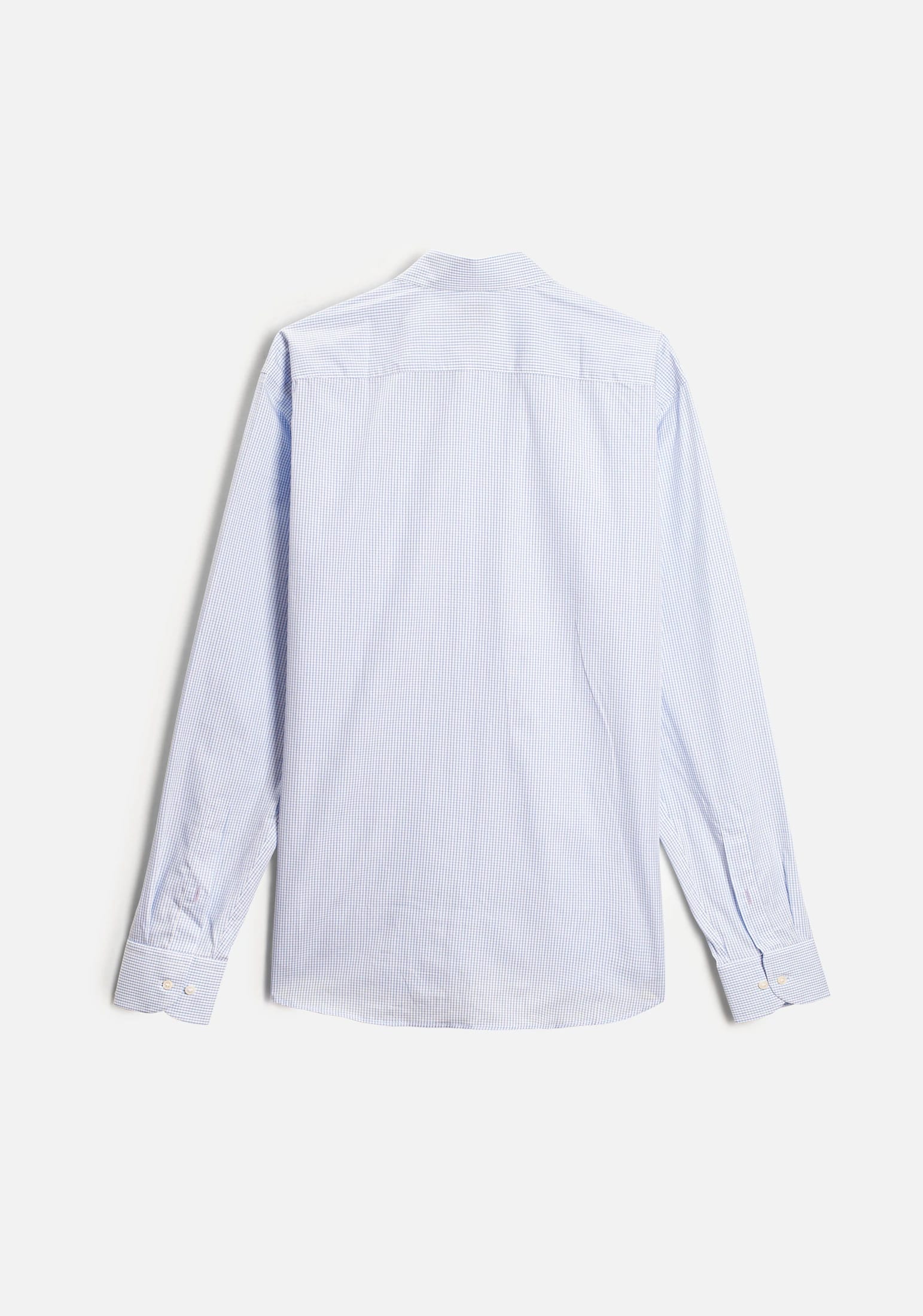 Camisa H CBD Cuadros Peq Azul Claro - imagen 8