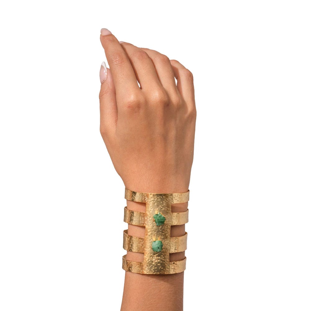 Pulsera Brazalete Rey Esmeralda - imagen 2