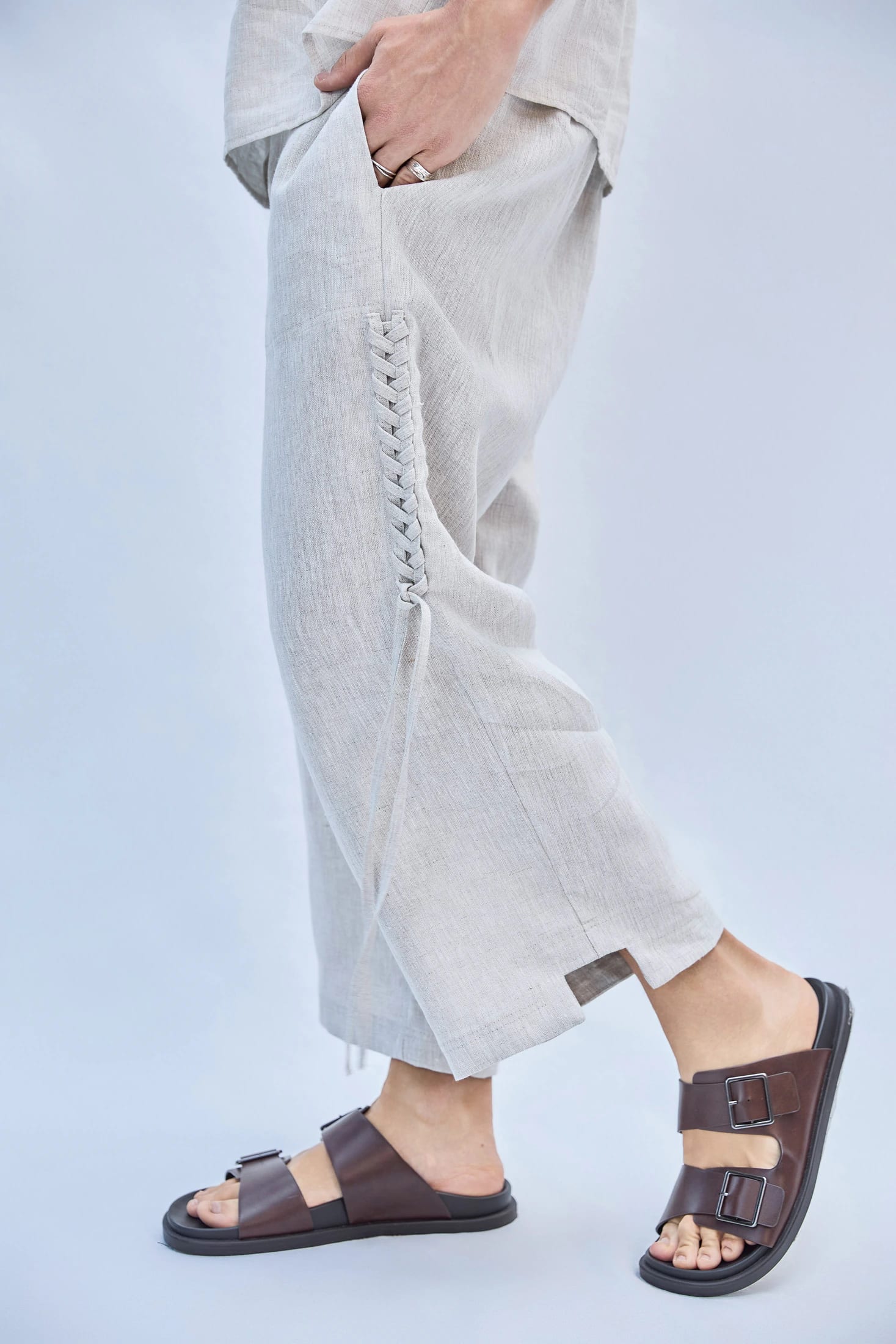 MARGO PANTS UNISEX NATURAL - imagen 1