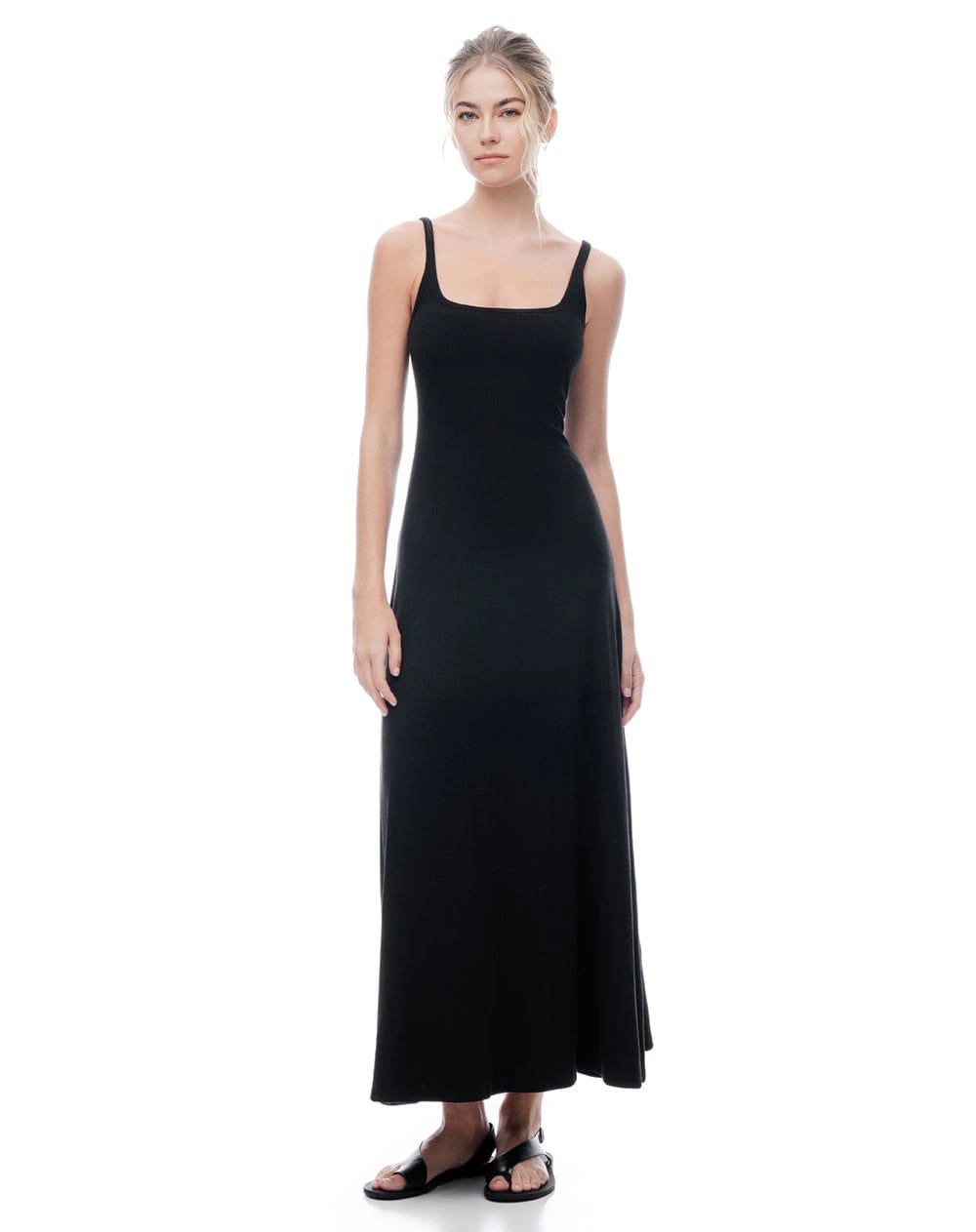 Vestido largo negro mujer - imagen 3