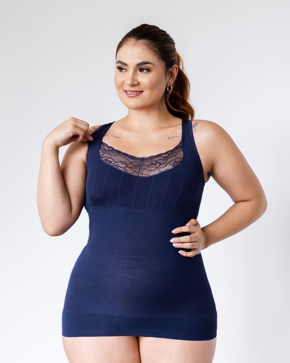 Camiseta Faja con Encaje para mujer - imagen 3