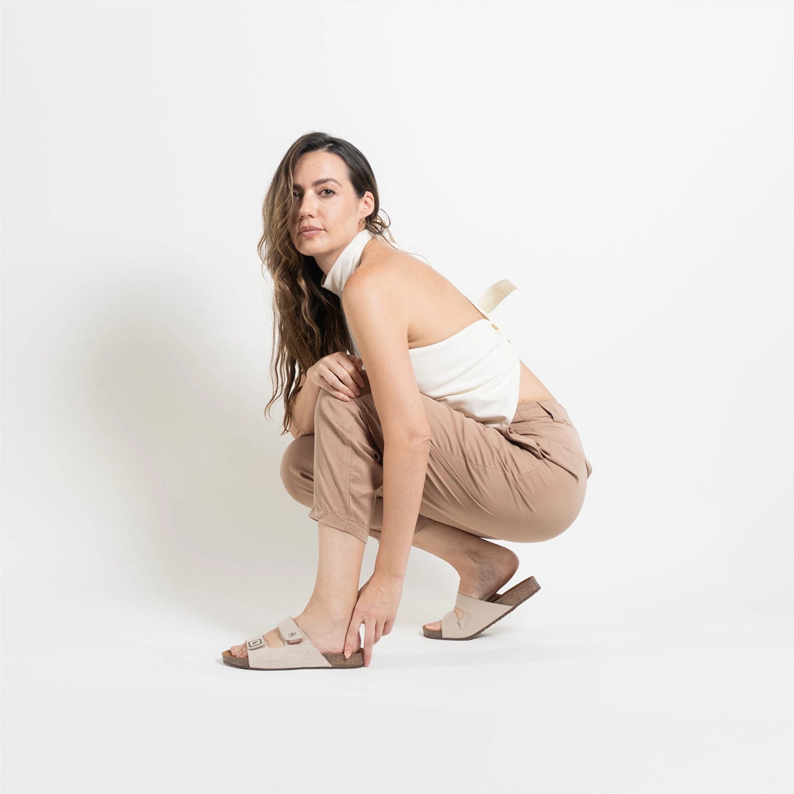 Sandalias "Ruta" Beige - imagen 11