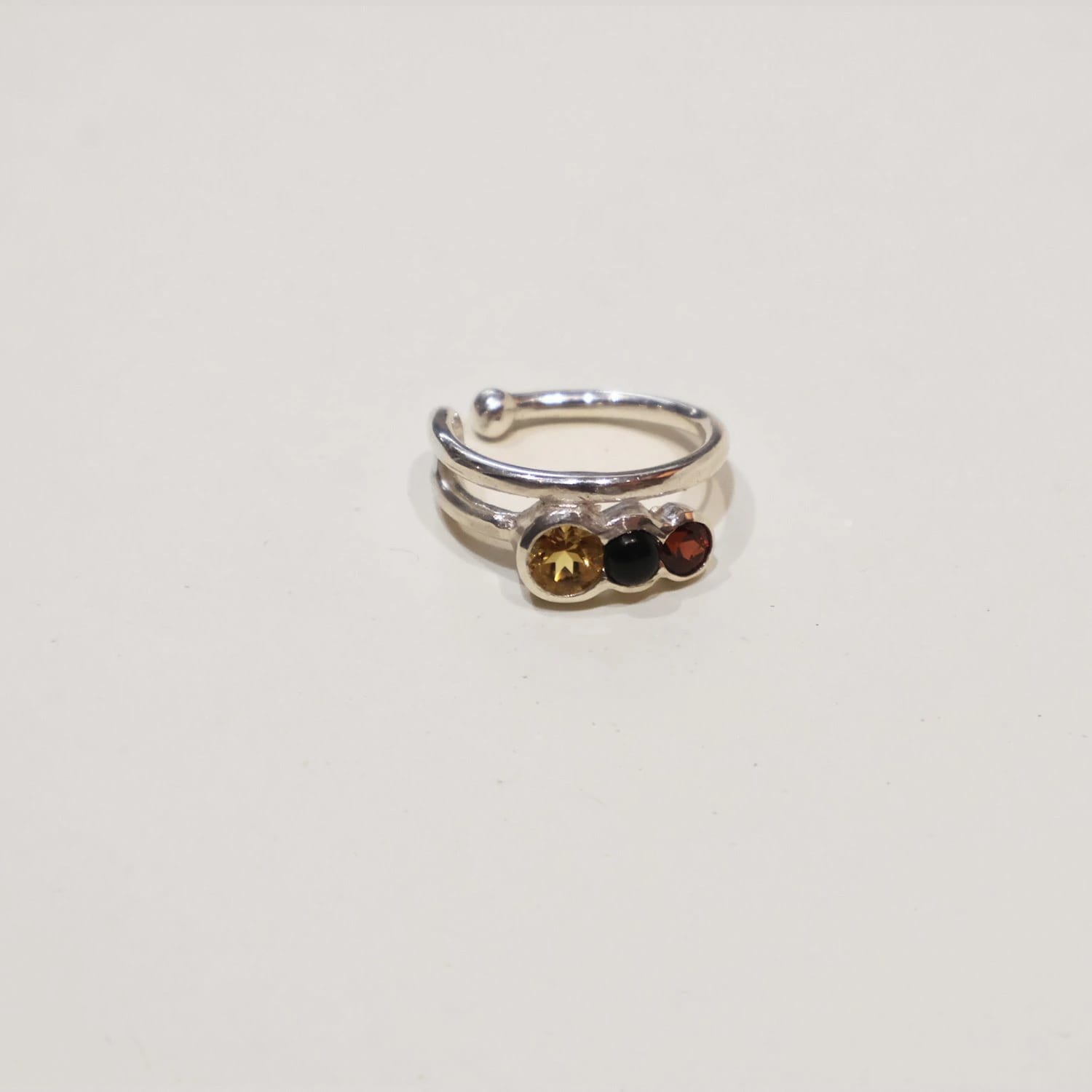 Milpa Ring Ear Cuff Silver - imagen 1