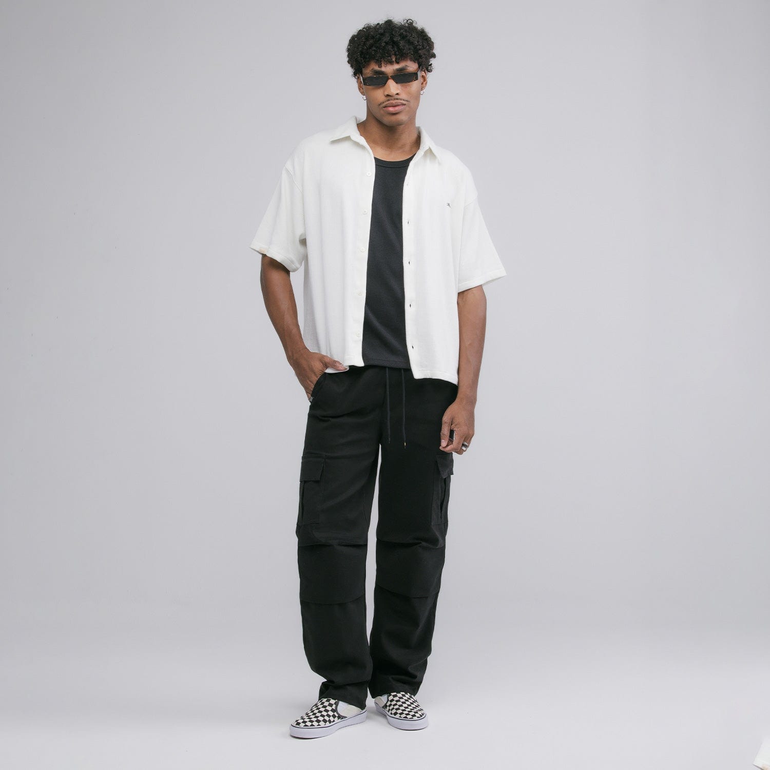 Classic Drill Jogger - Black - imagen 3