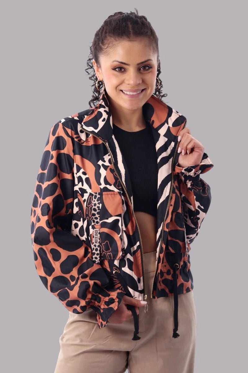 Chaqueta corta estampada Ojo Salvaje - imagen 15