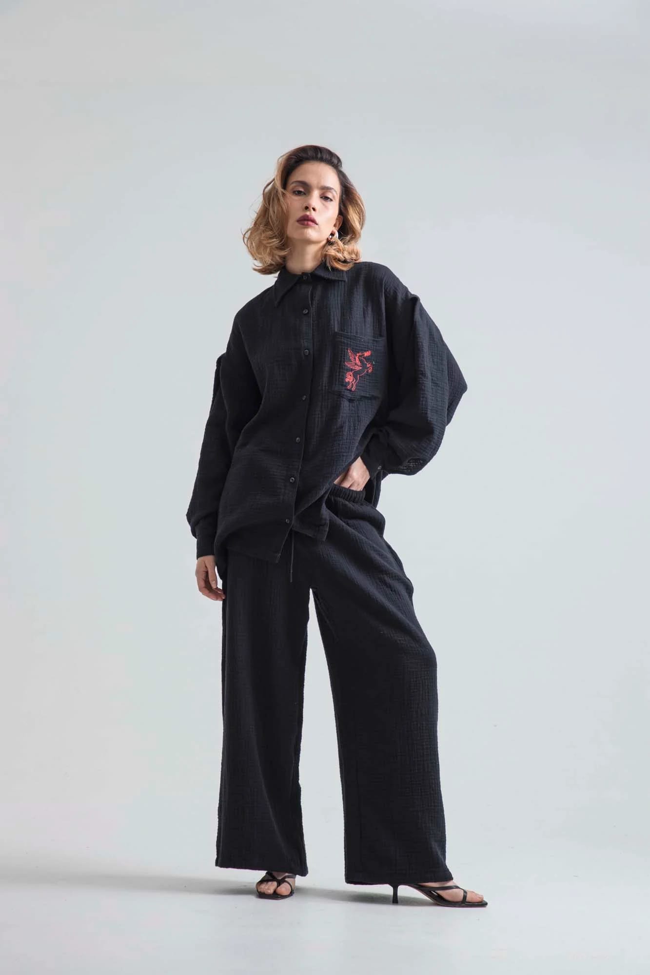 PEGASUS BLACK PANTS - imagen 20