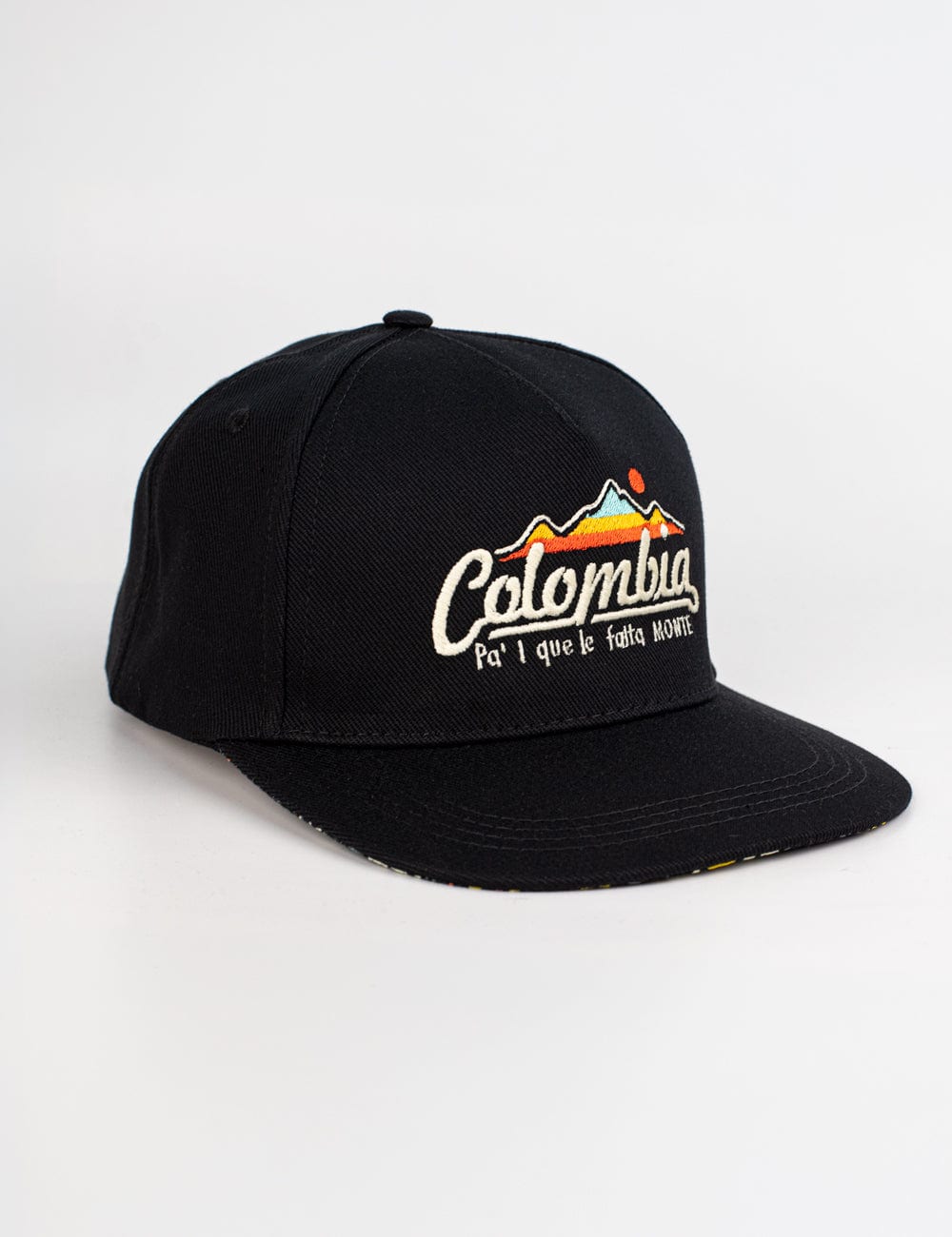 Gorra Desestructurada Drill negro Colombia Unisex - imagen 4