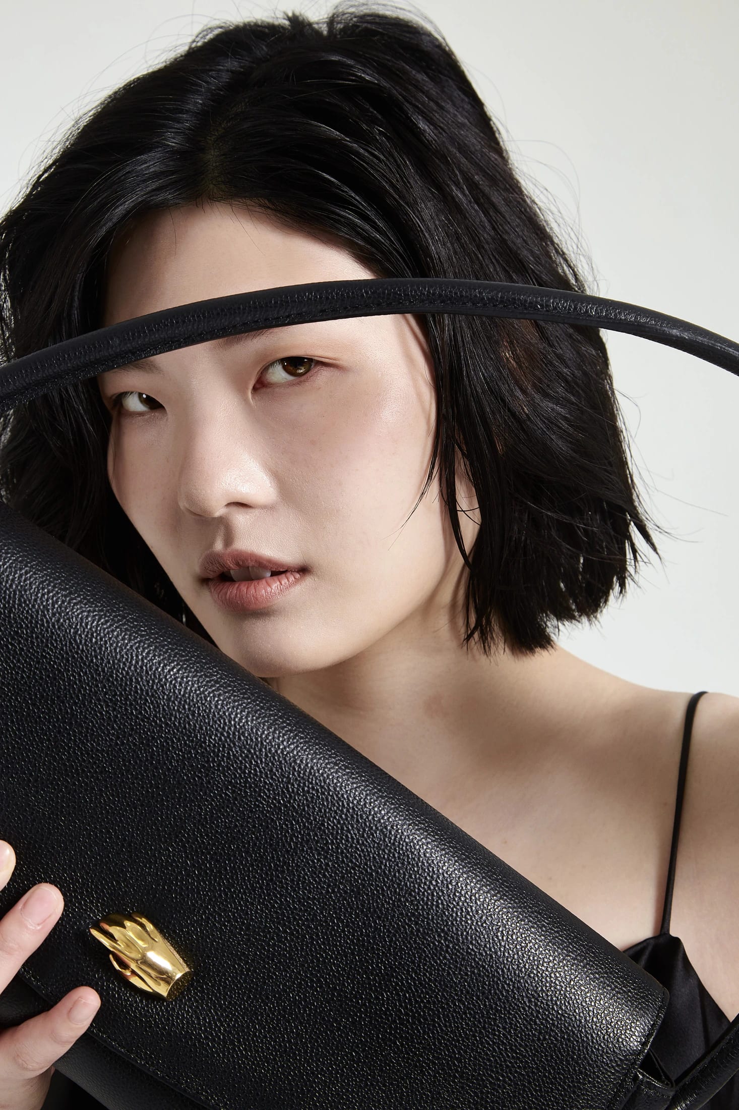 Cannoli M Black Leather Bag - imagen 7