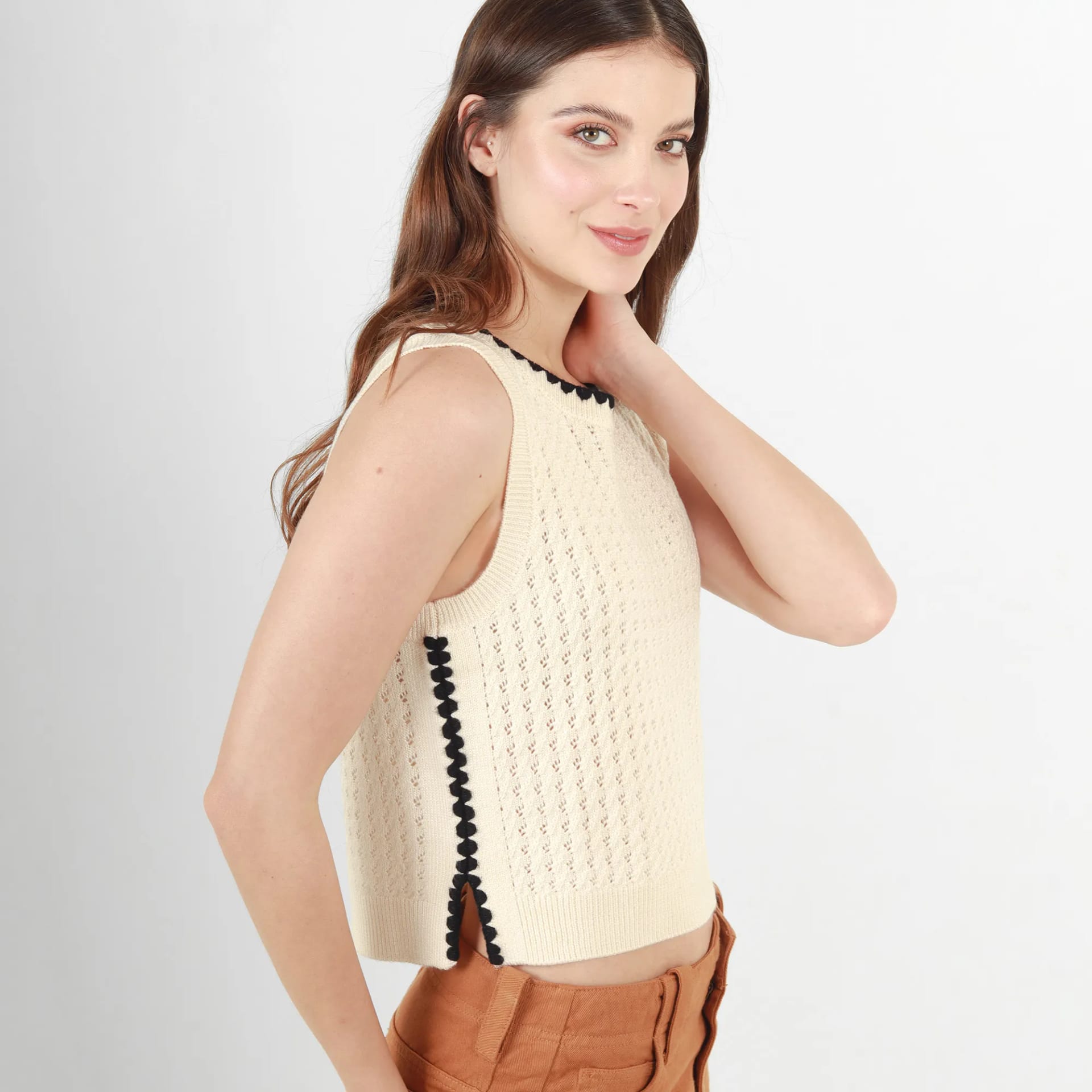 Sweater Cuello Redondo Manga Sisa - imagen 2