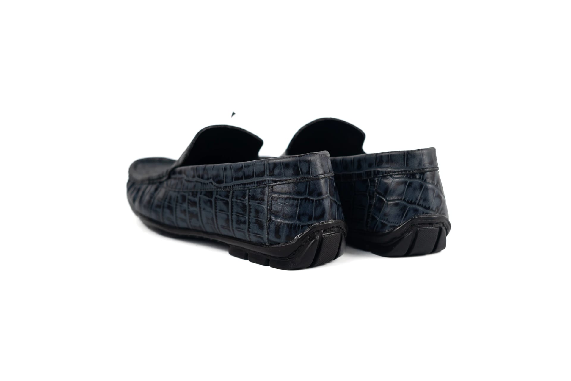 MOCASINES EN COCODRILO AZUL - imagen 3