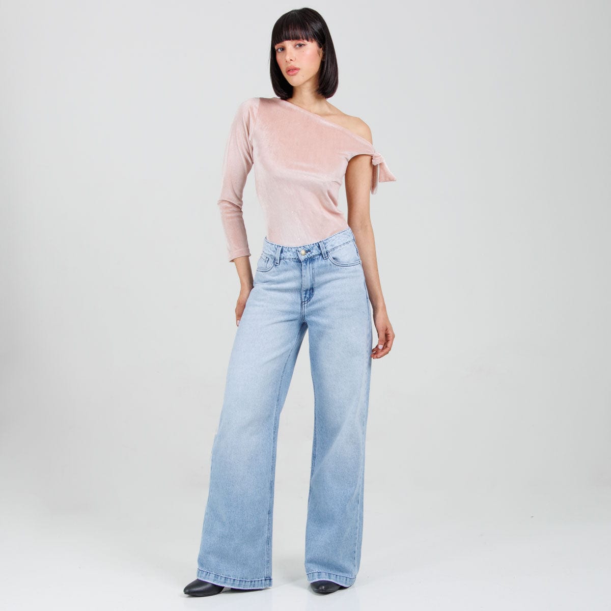 Jean Wide Leg Ax-3100 Rigido - imagen 1