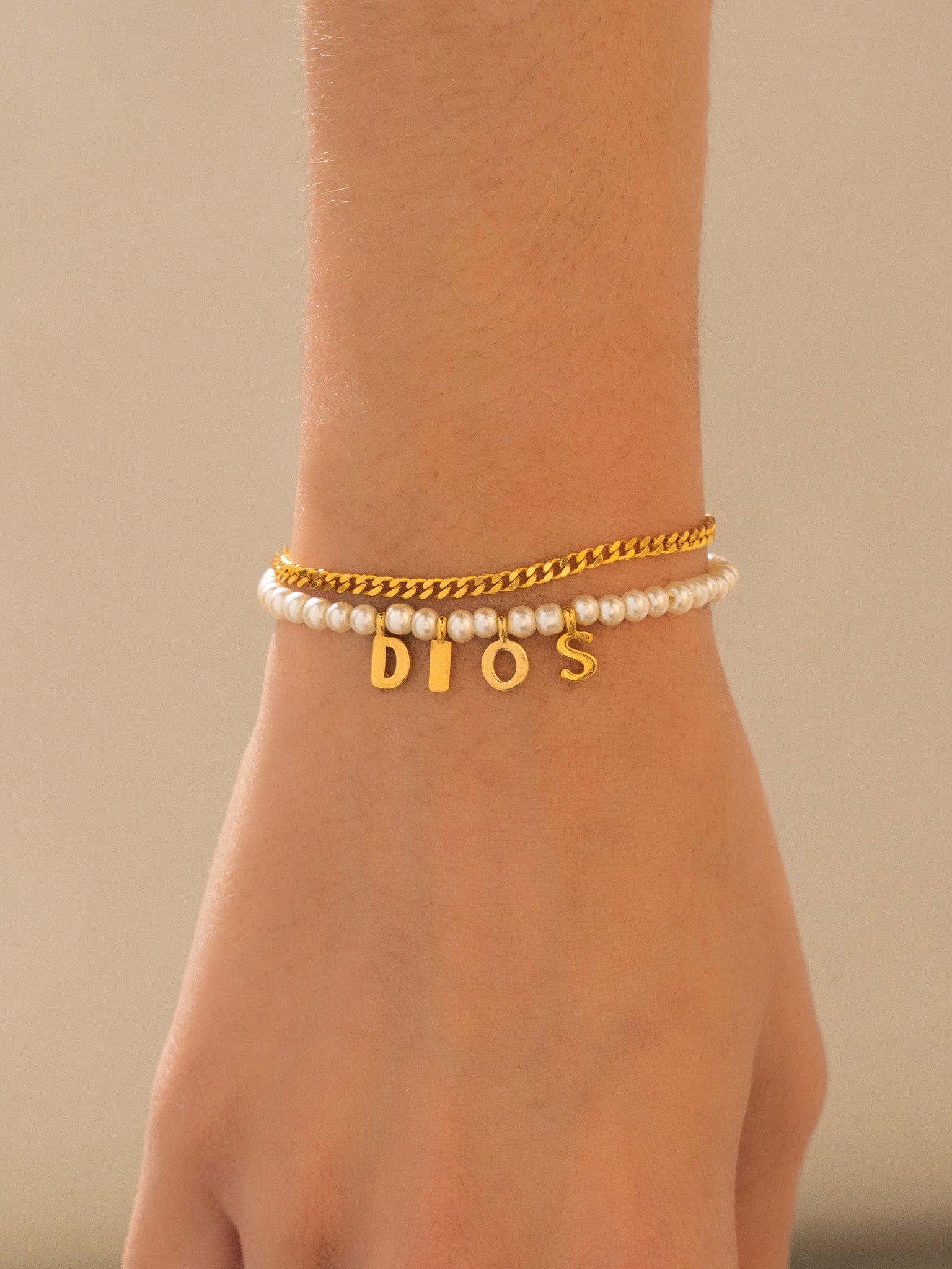 Pulsera Perla Dios - imagen 1