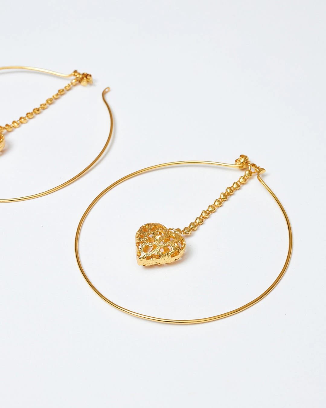 Maxi Loop Heartfall Hoops - imagen 1