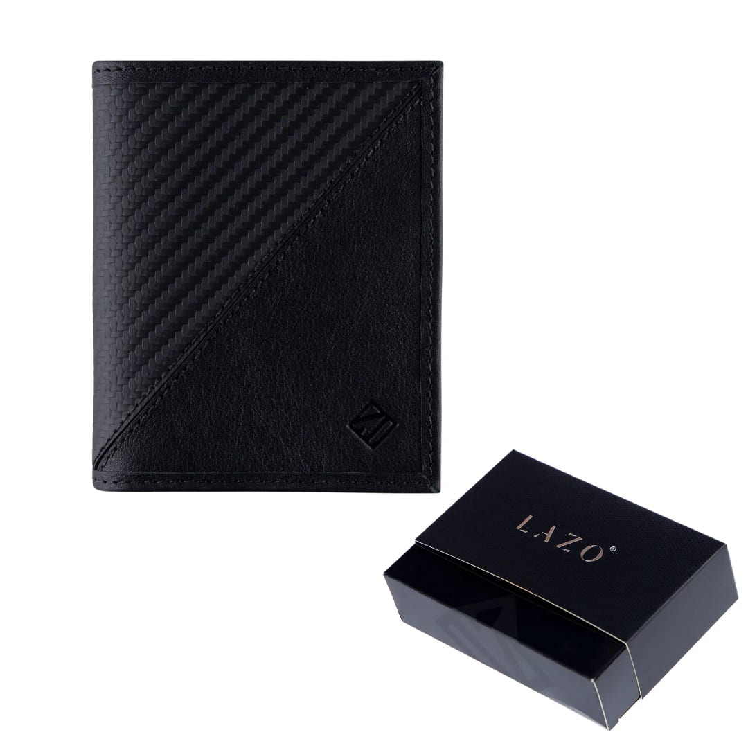 Billetera Compact Cuero (Negra-Roja) — Con Grabado de Iniciales - imagen 8