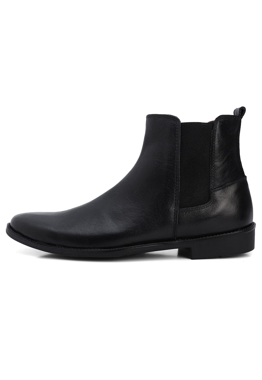 Botines chelsea negros en cuero - imagen 2
