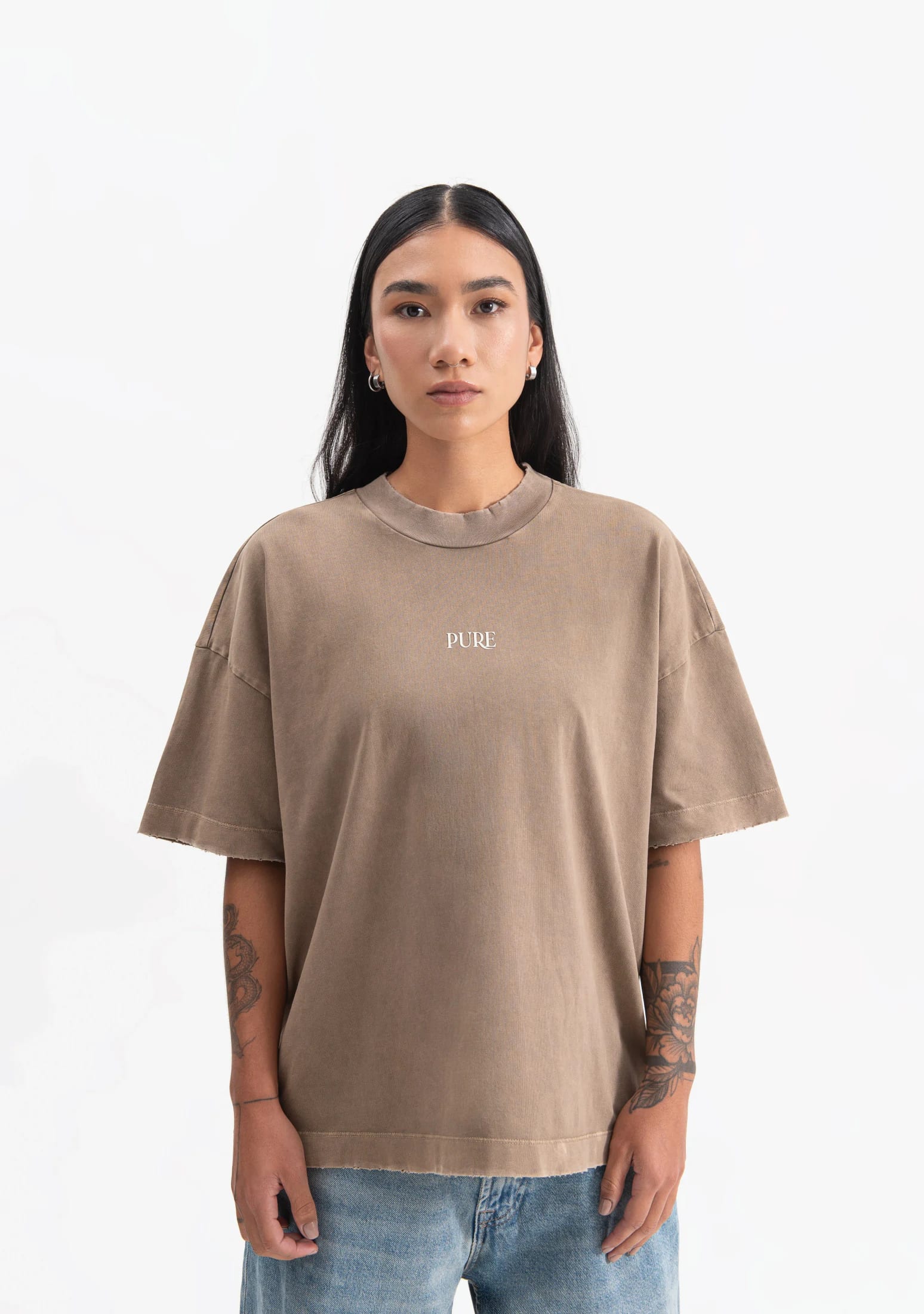 knockout brown gloves T-shirt - imagen 5