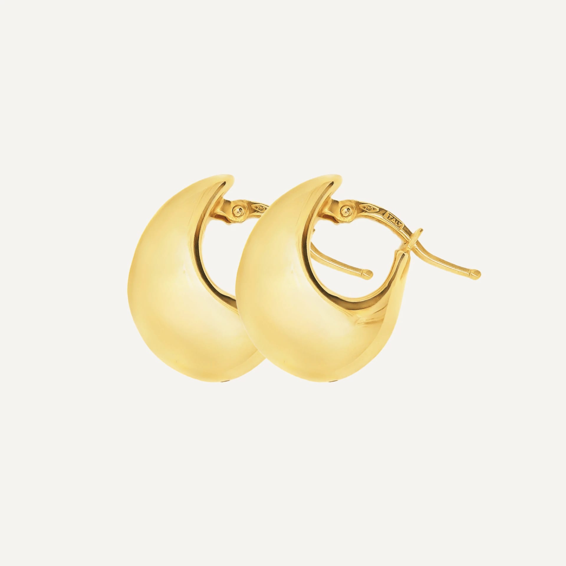 Arete Chunky hoop drop - imagen 1