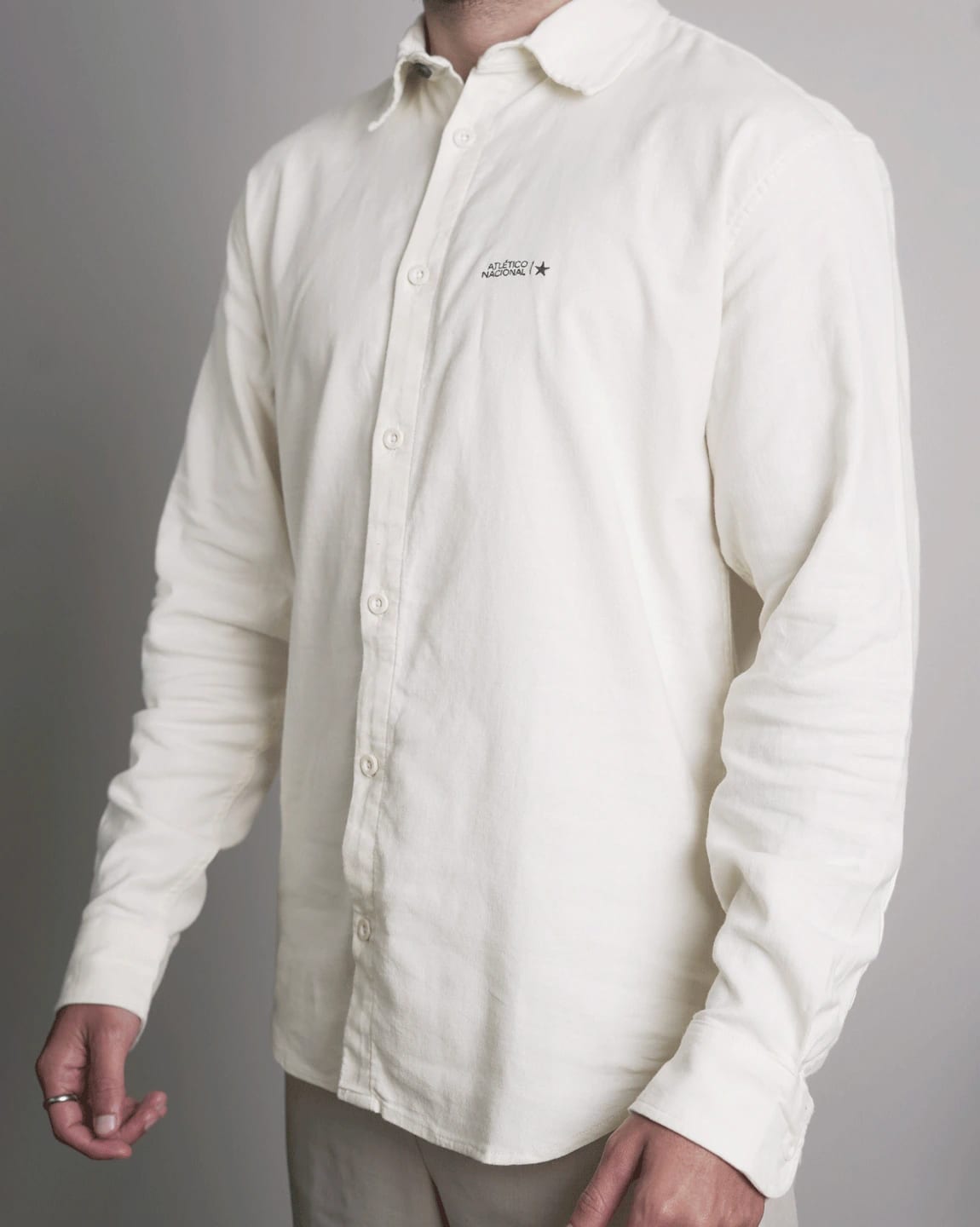 CAMISA LINO MANGA LARGA CRUDA HOMBRE - imagen 4