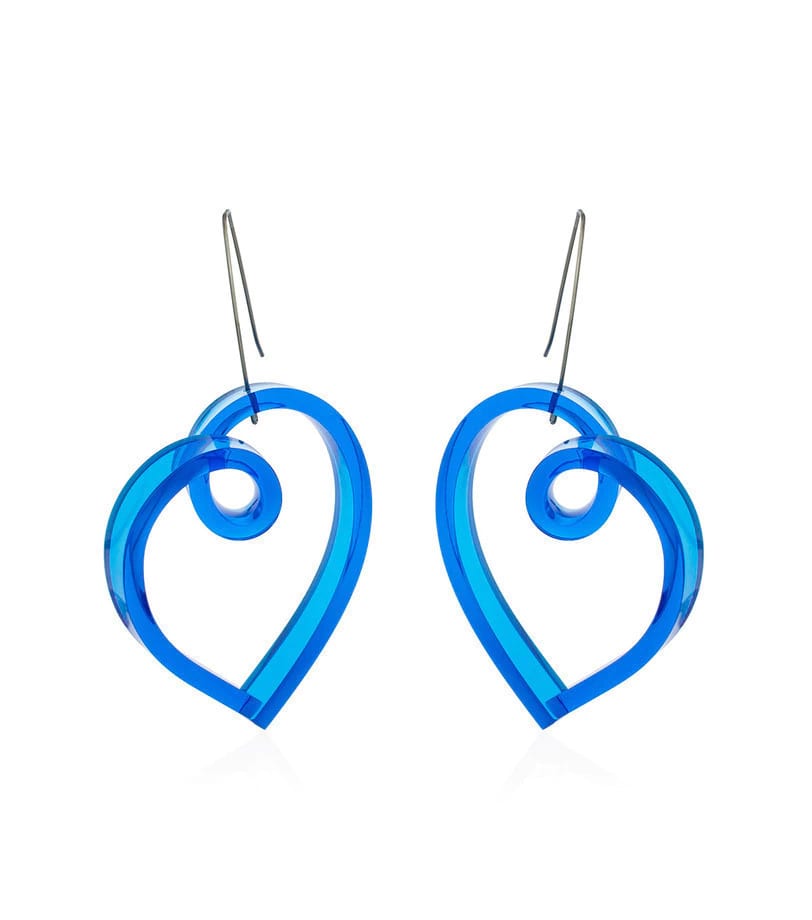 Aretes Corazón Infinito Grande - imagen 8