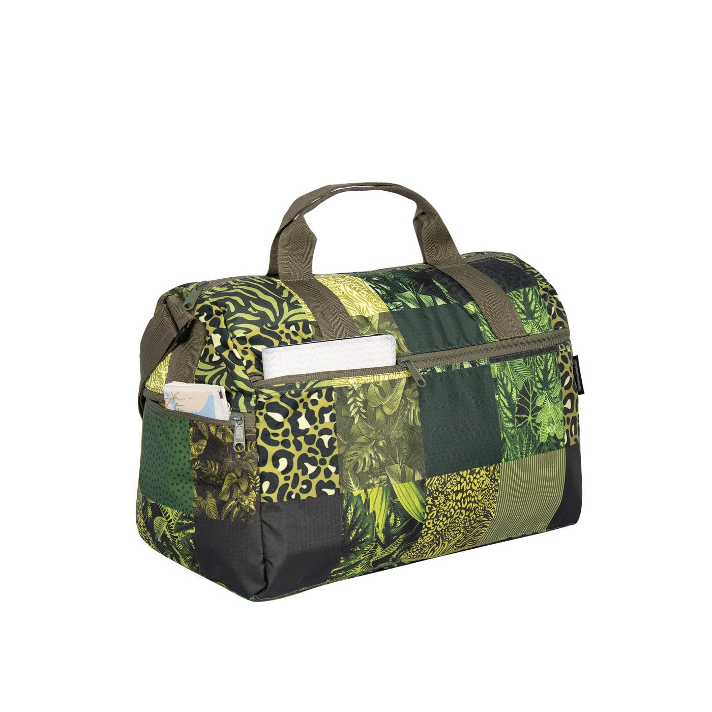 Maleta M ULTRA Plegable Estampado Green Citybags Multicolor - imagen 4