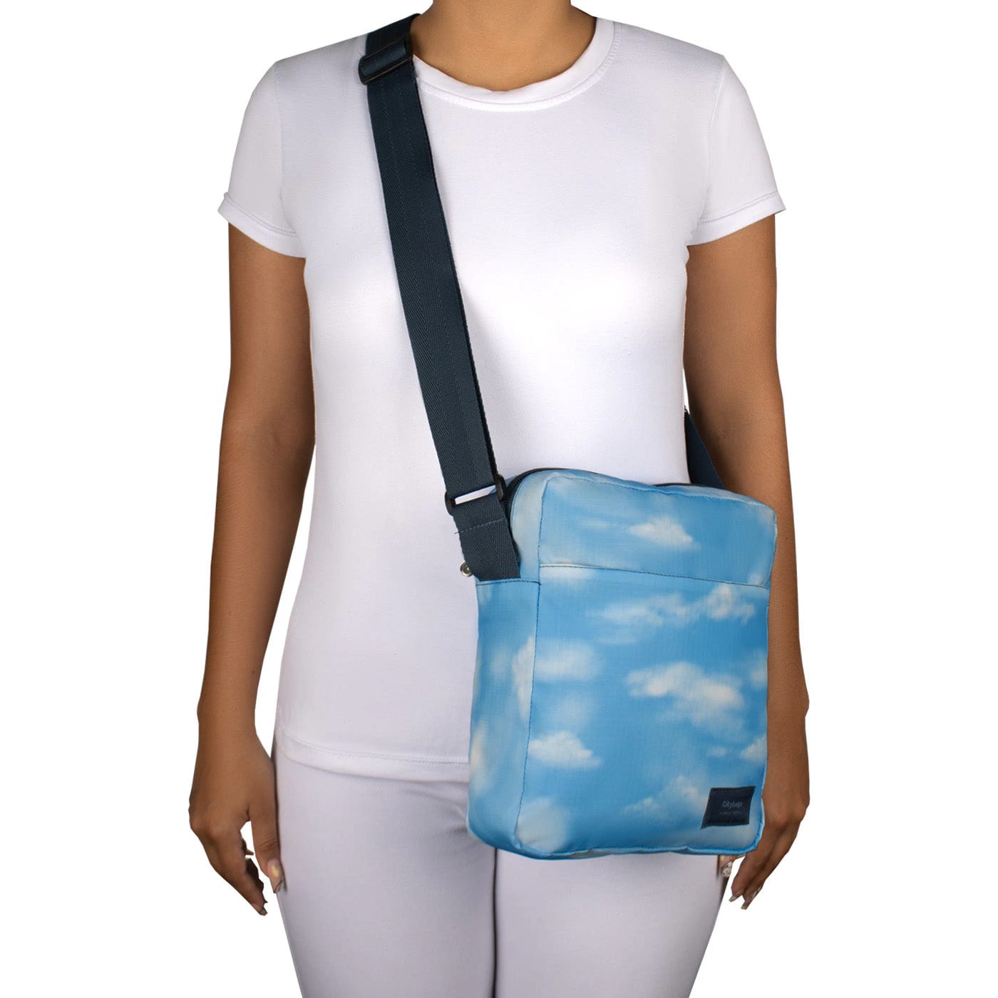 Bolso Manos libres Viajero Citybags Ultra Estampado Nube - imagen 3