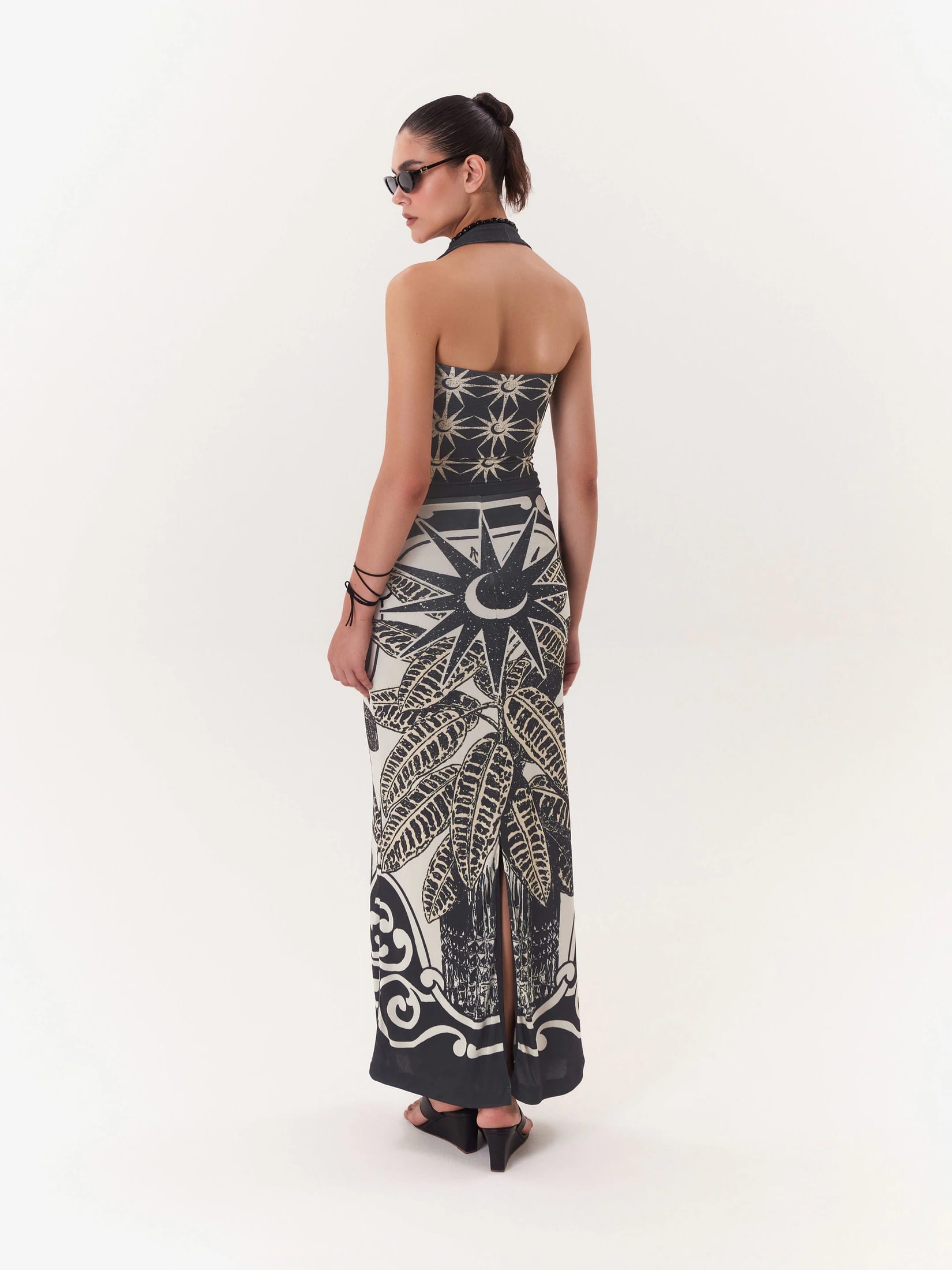 Halter Top Solar - Negro - imagen 3