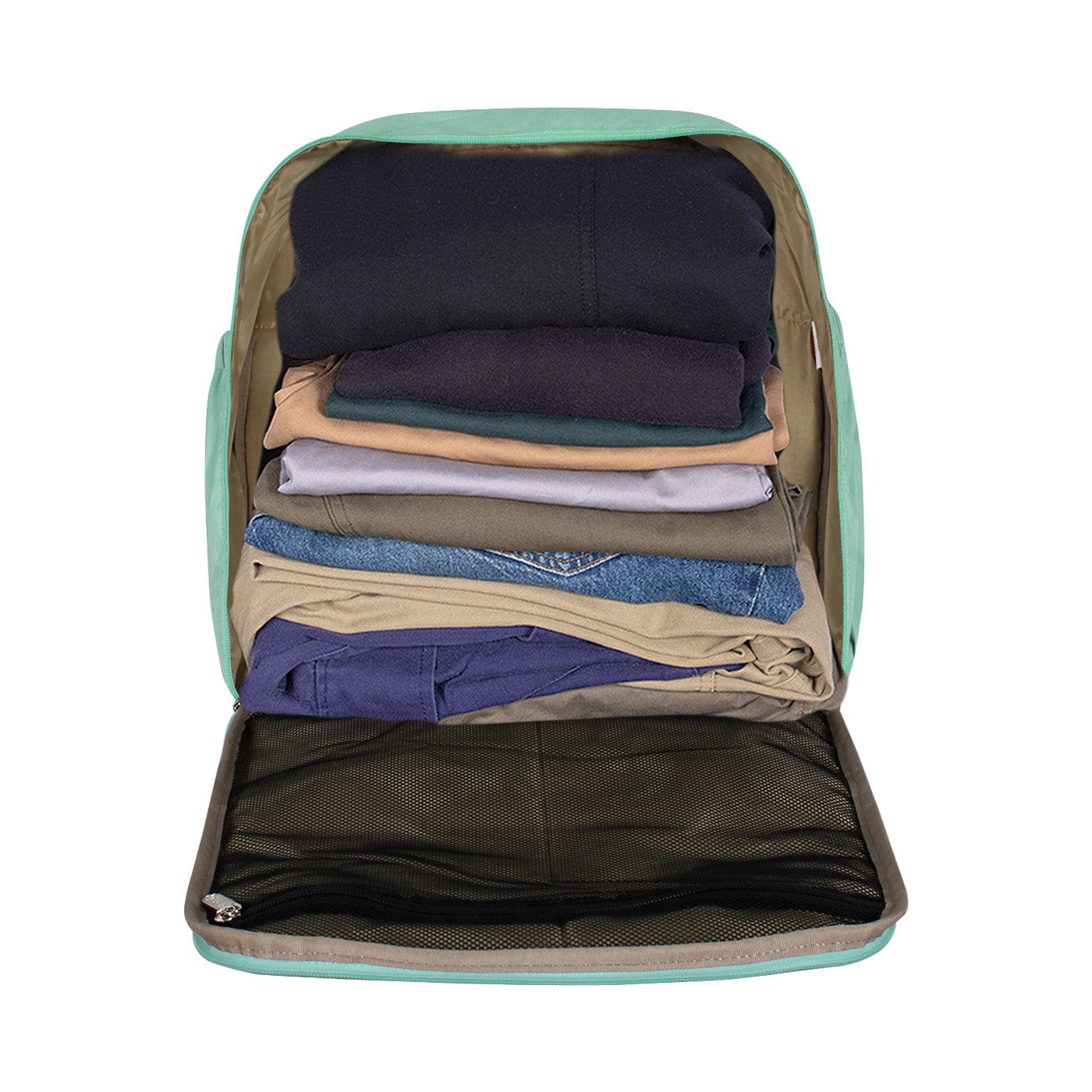 Morral Cabina Tapa PLEGABLE Verde Menta - imagen 6