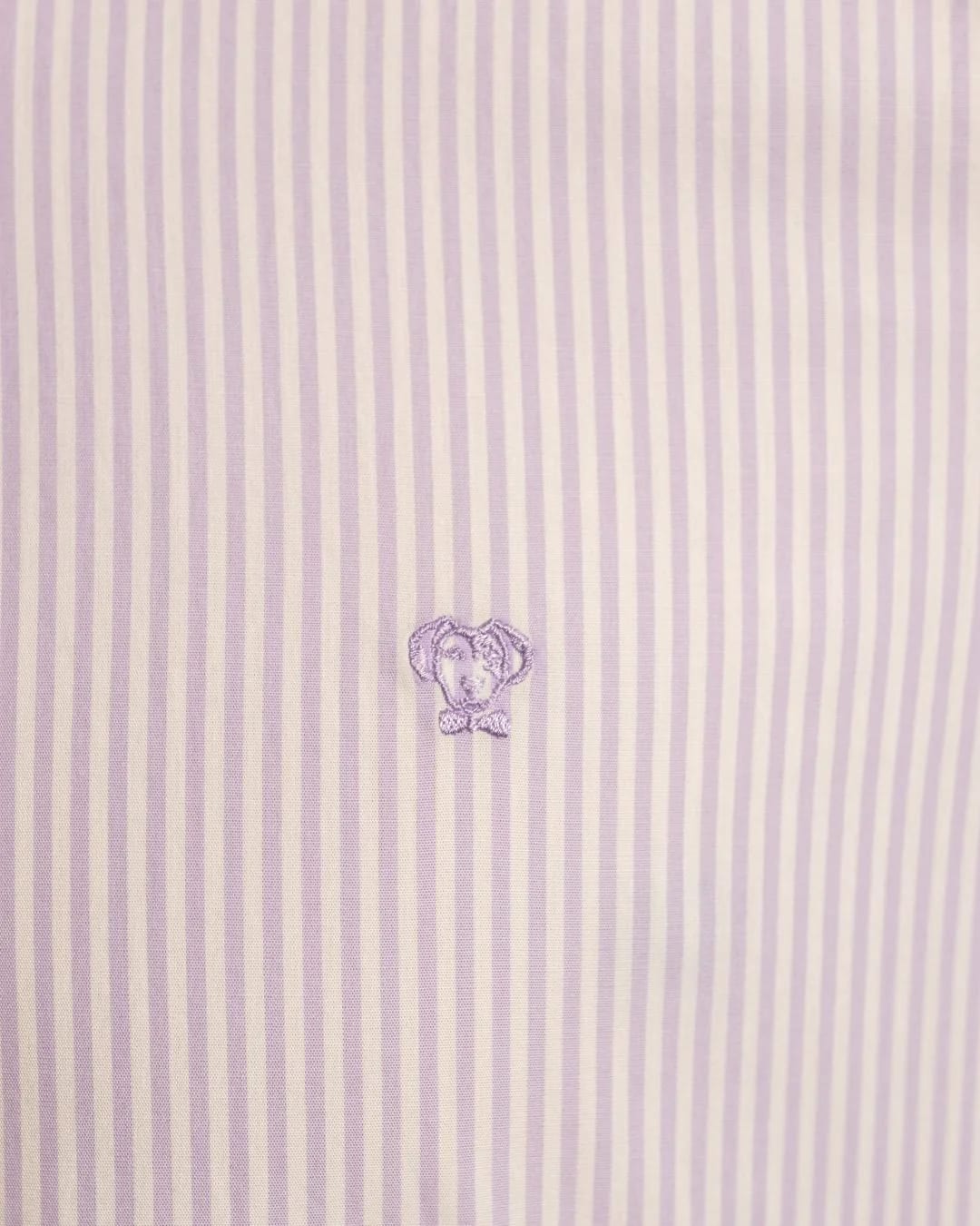 Camisa Antimanchas Popelina Rayas Lilac Logo Contraste - imagen 11
