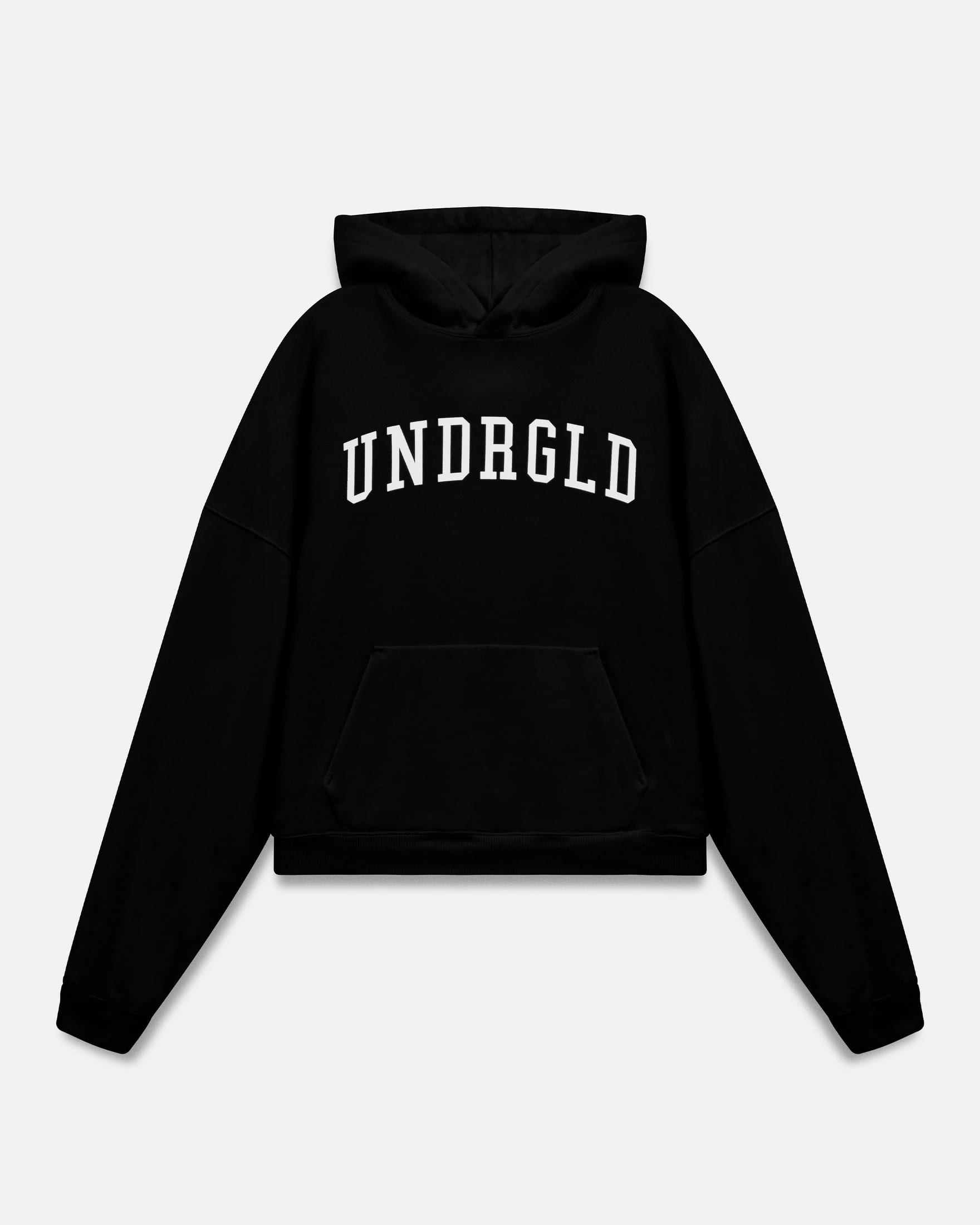 Hoodie Line Varsity UNDRGLD Boxy Fit Black - imagen 1