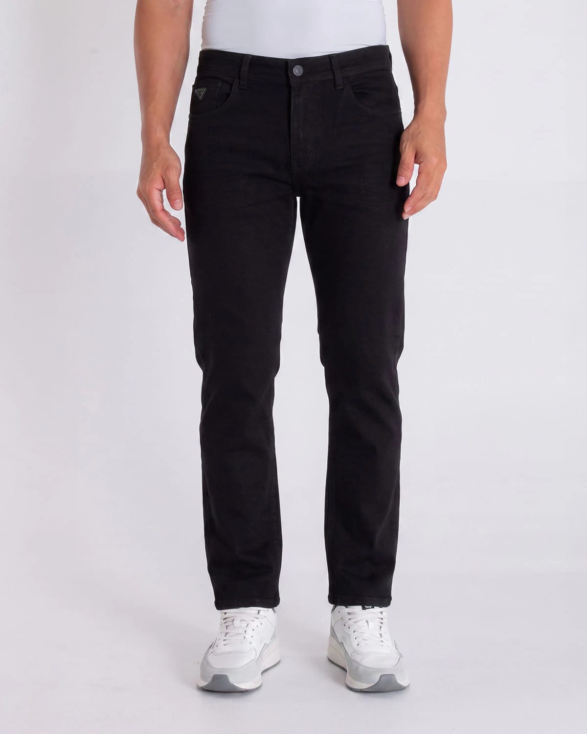 Jean regular negro para hombre - imagen 1