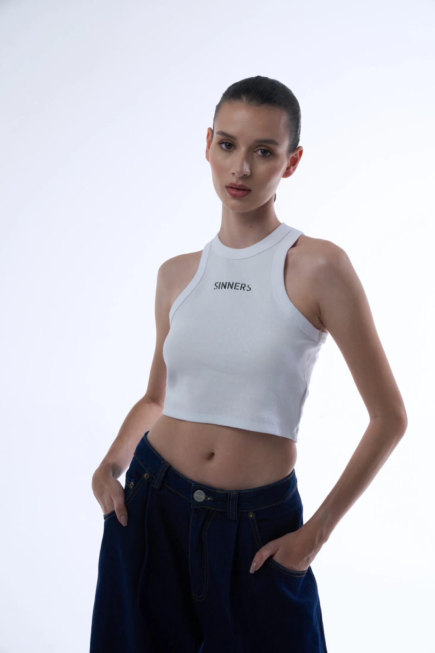 SINNERS WHITE WOMEN TANK TOP - imagen 8