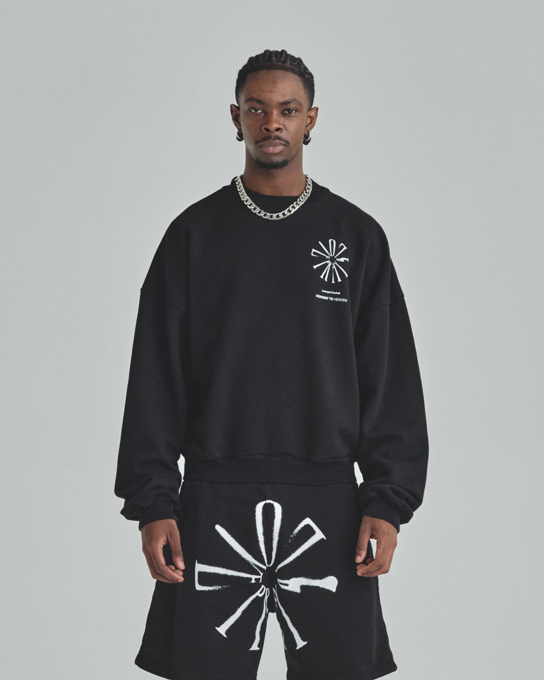Spring Pray 4 Love Boxy Fit Crewneck Black - imagen 2