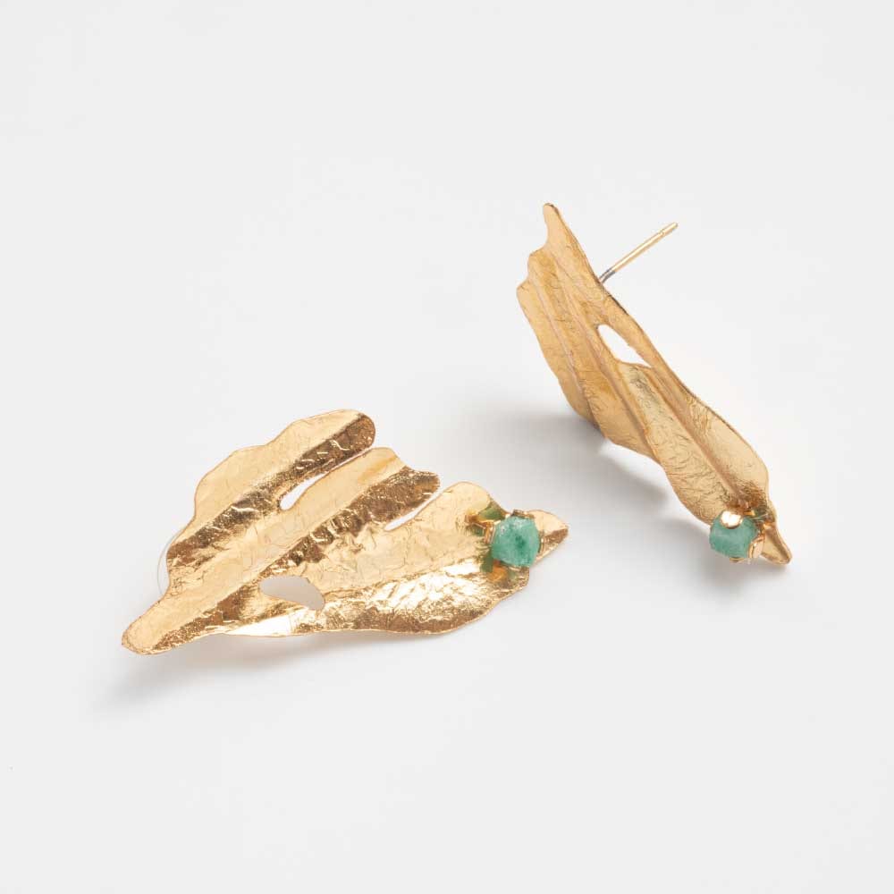 Aretes Topo Huella Verde - imagen 3