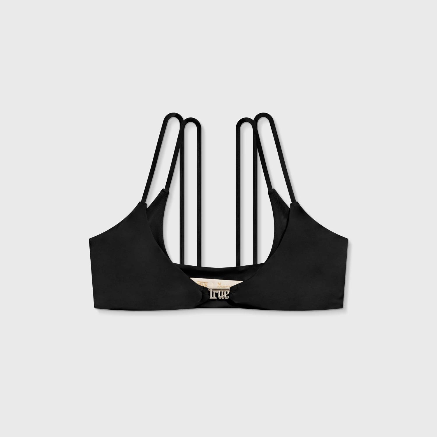 Race Double Strap Top - Black - imagen 1