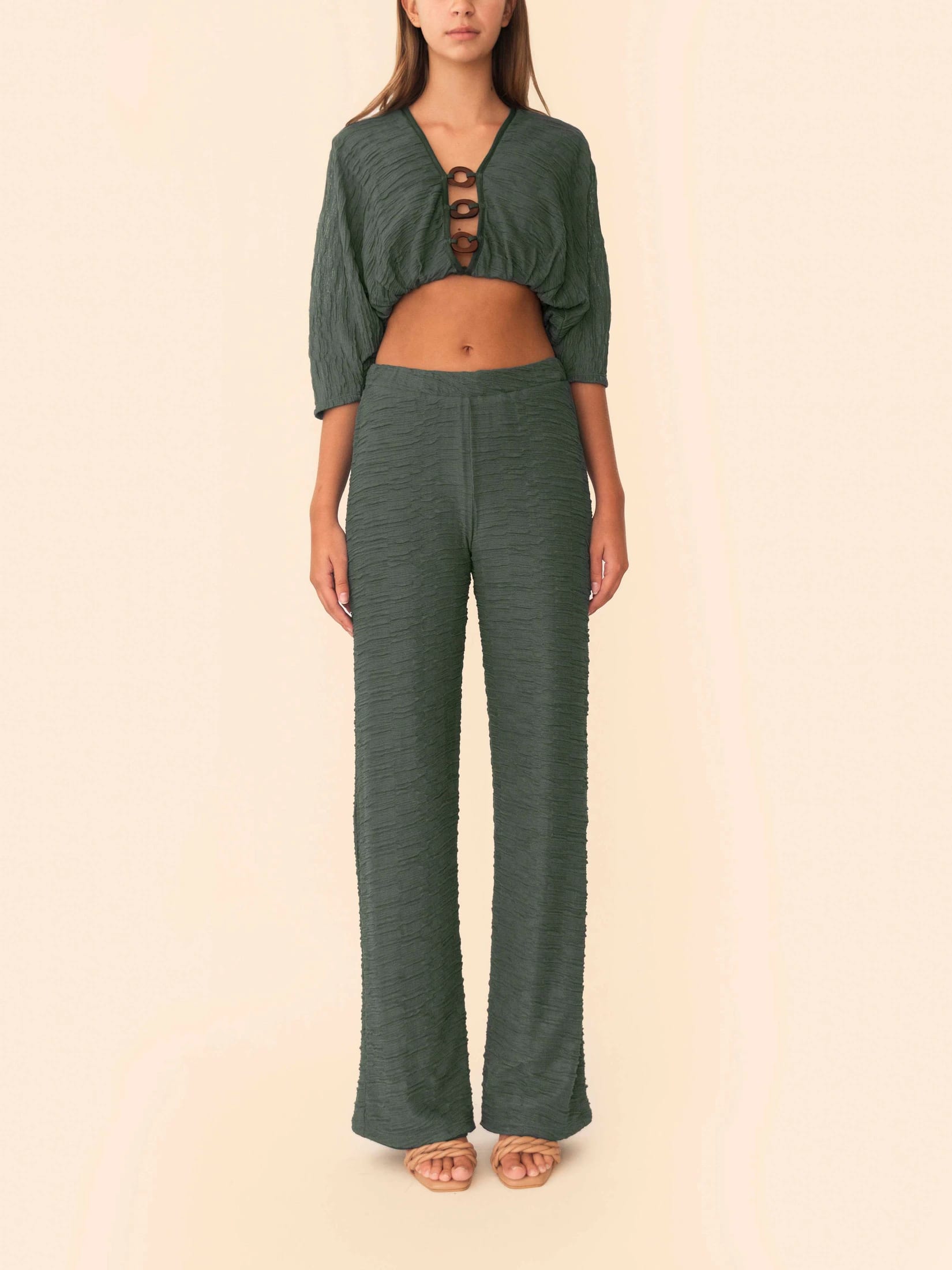 VERONIKA PANT SACRAMENTO GREEN - imagen 1