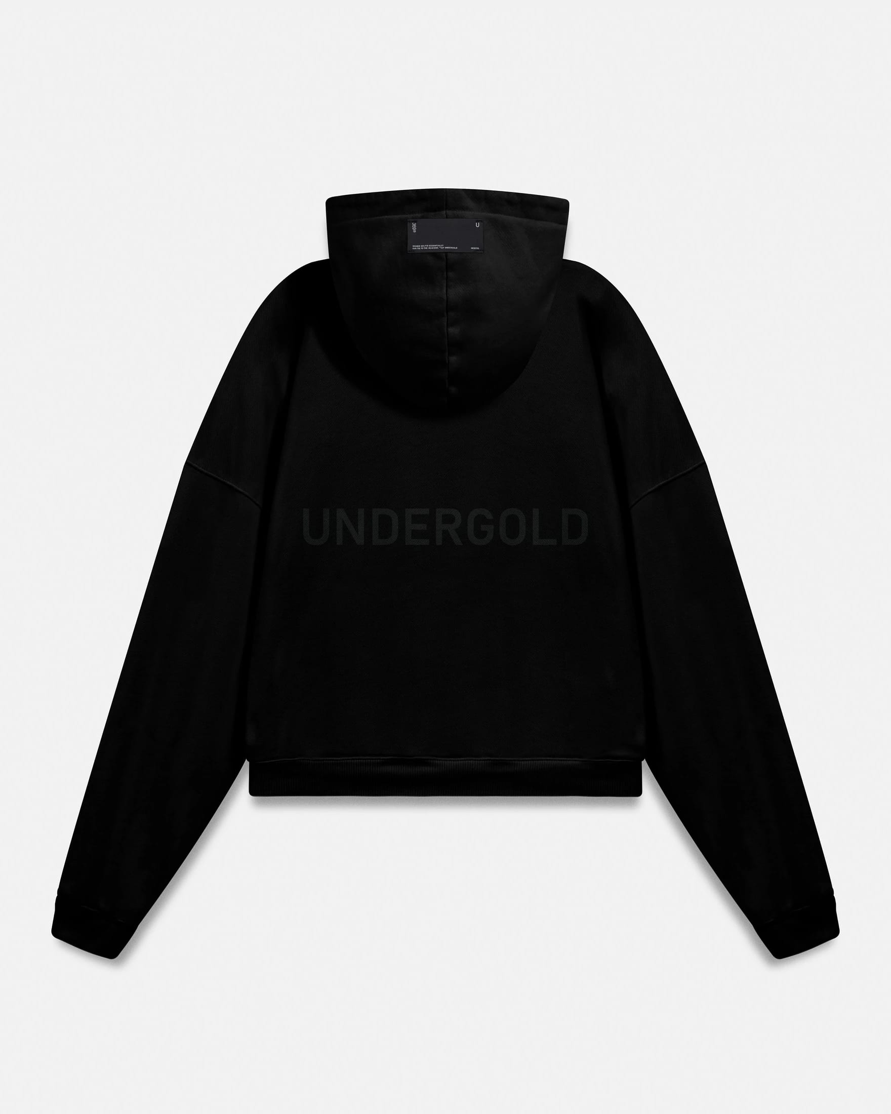 Line Basic Boxy Fit Hoodie Black - imagen 1